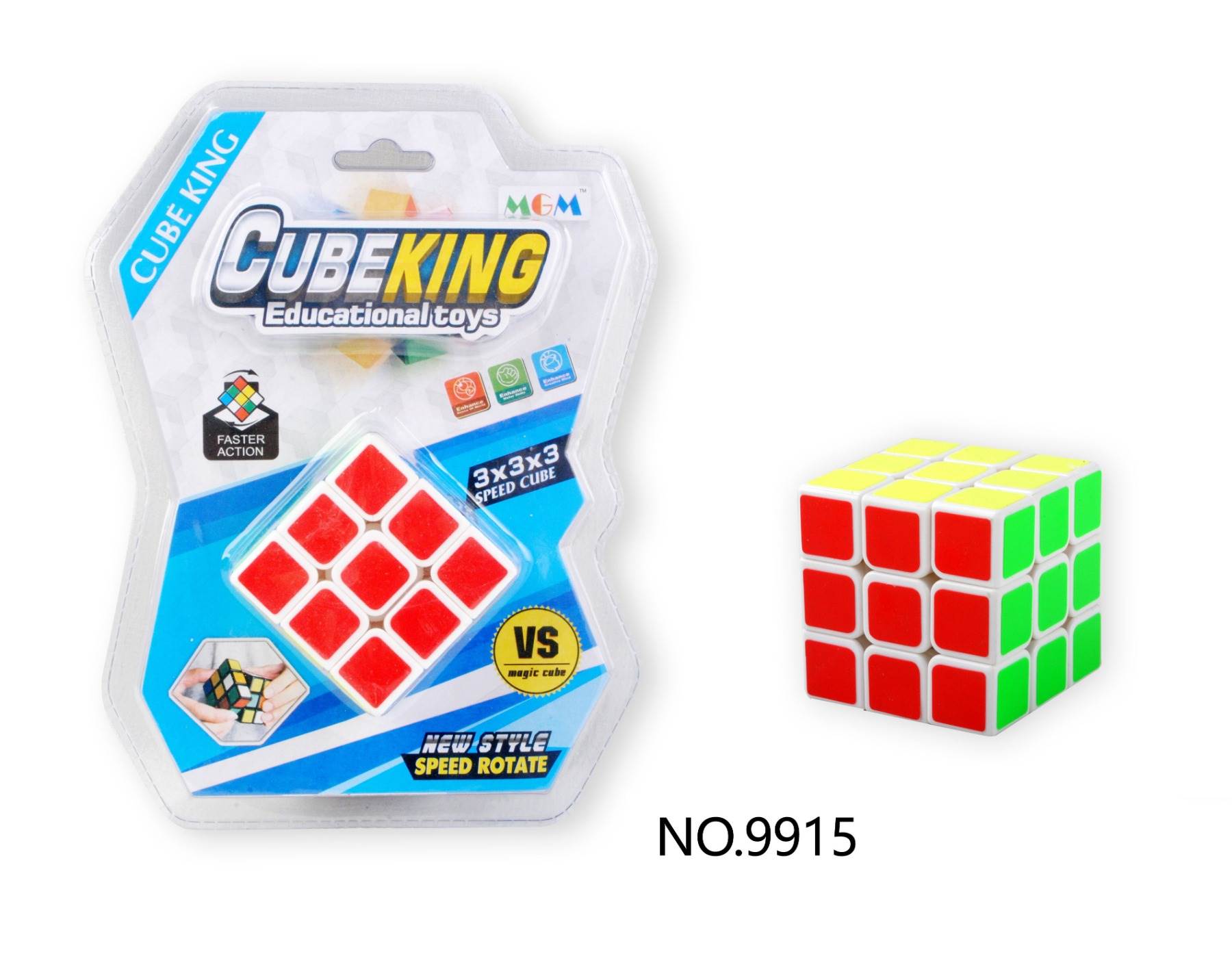 Кубик Рубика 3x3 с наклейками, 5.8 см