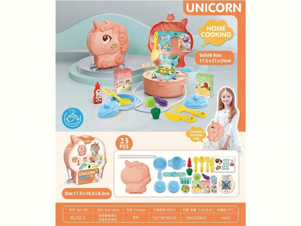 Игровой набор "Единорог": кухня в чемоданчике