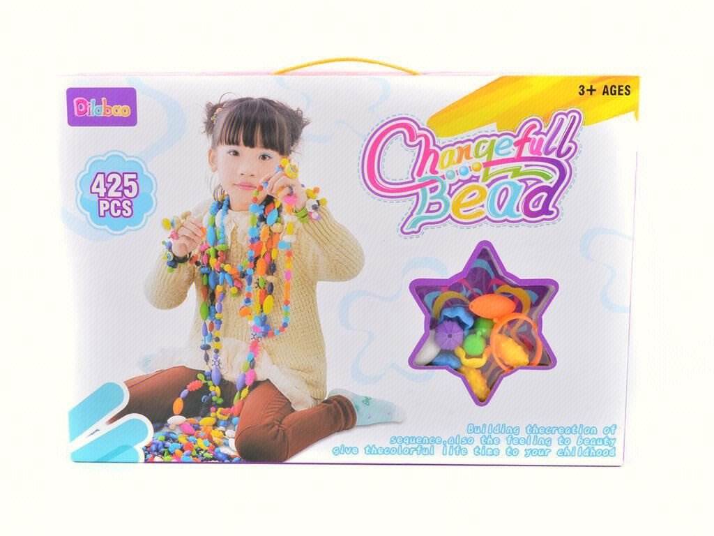 Набор бусин для создания украшений Pop string beads (425 деталей)