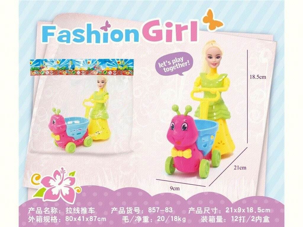Каталка-тележка Barbie, игрушка-каталка