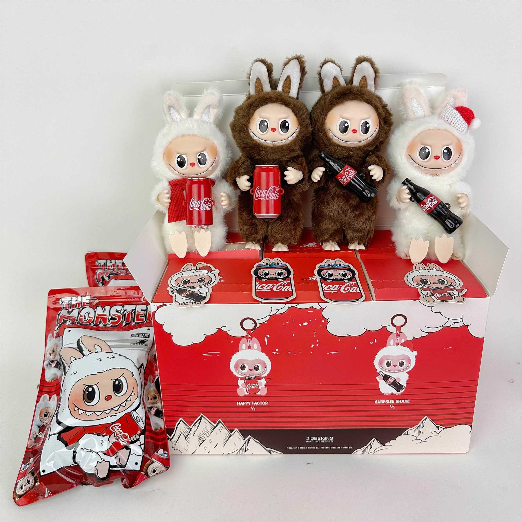 Мягкая игрушка Labubu Coca-Cola, 23 см, 6 шт.