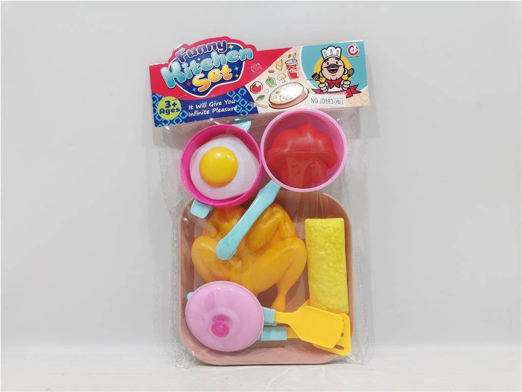 Игрушечная посуда для детской кухни, набор