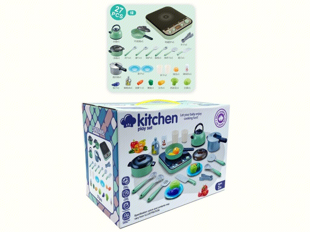 Игровой набор кухонной посуды и техники