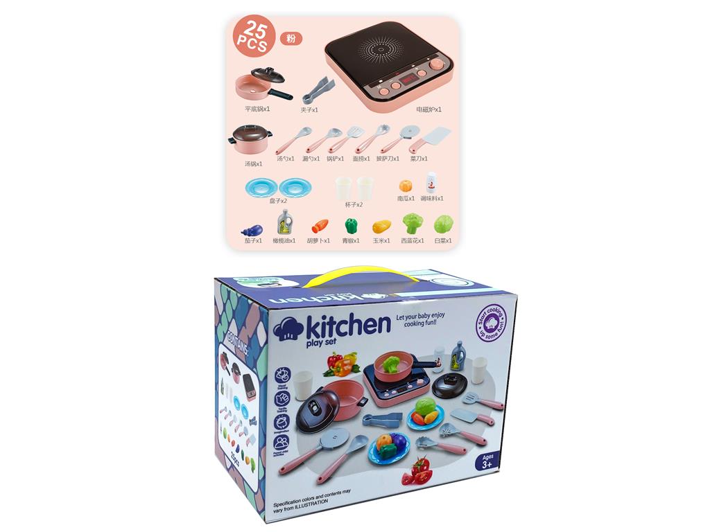 Игровой набор "Кухня": посуда и продукты