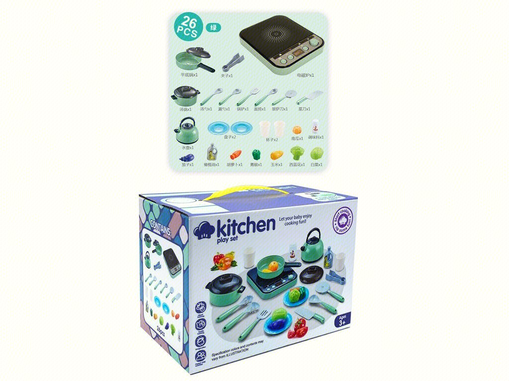 Игровой набор "Кухня" 美乐星, 48 шт/кор
