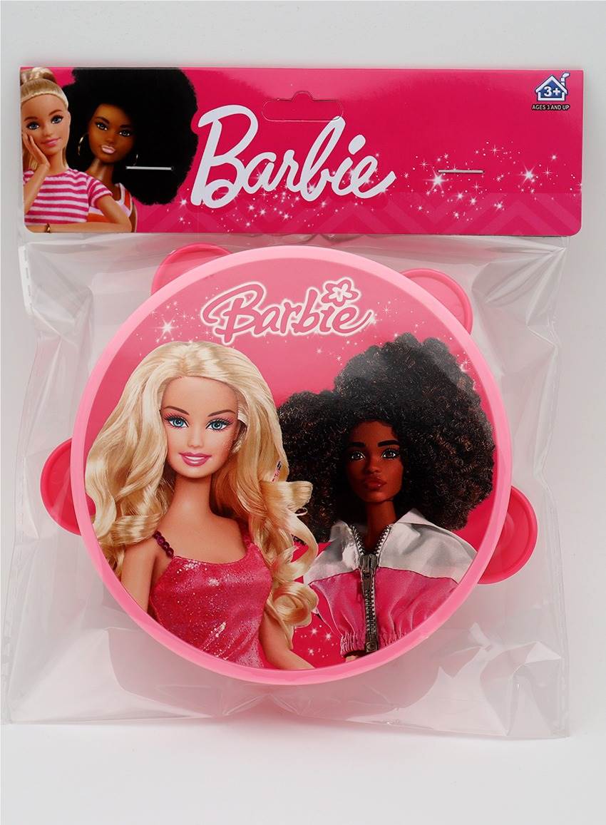 Бубен Barbie детский музыкальный инструмент