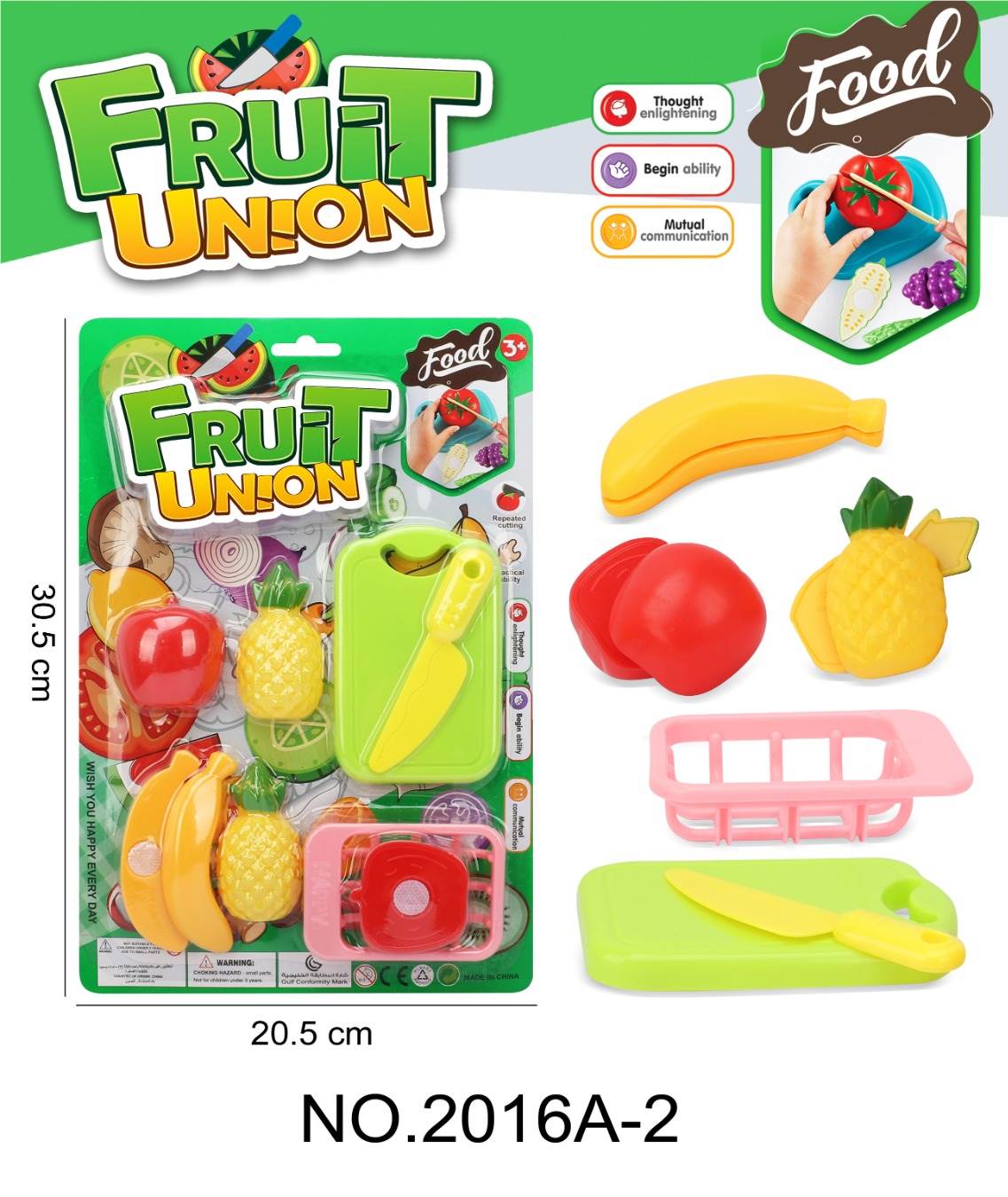 Фрукты на липучках Fruit Chicele, набор для сюжетно-ролевых игр