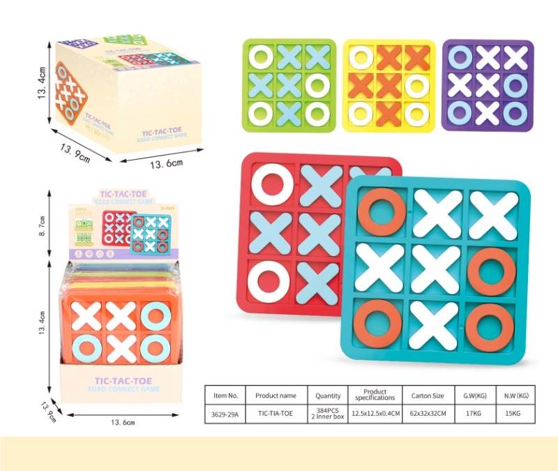 Крестики-нолики настольная игра XO, 24 шт