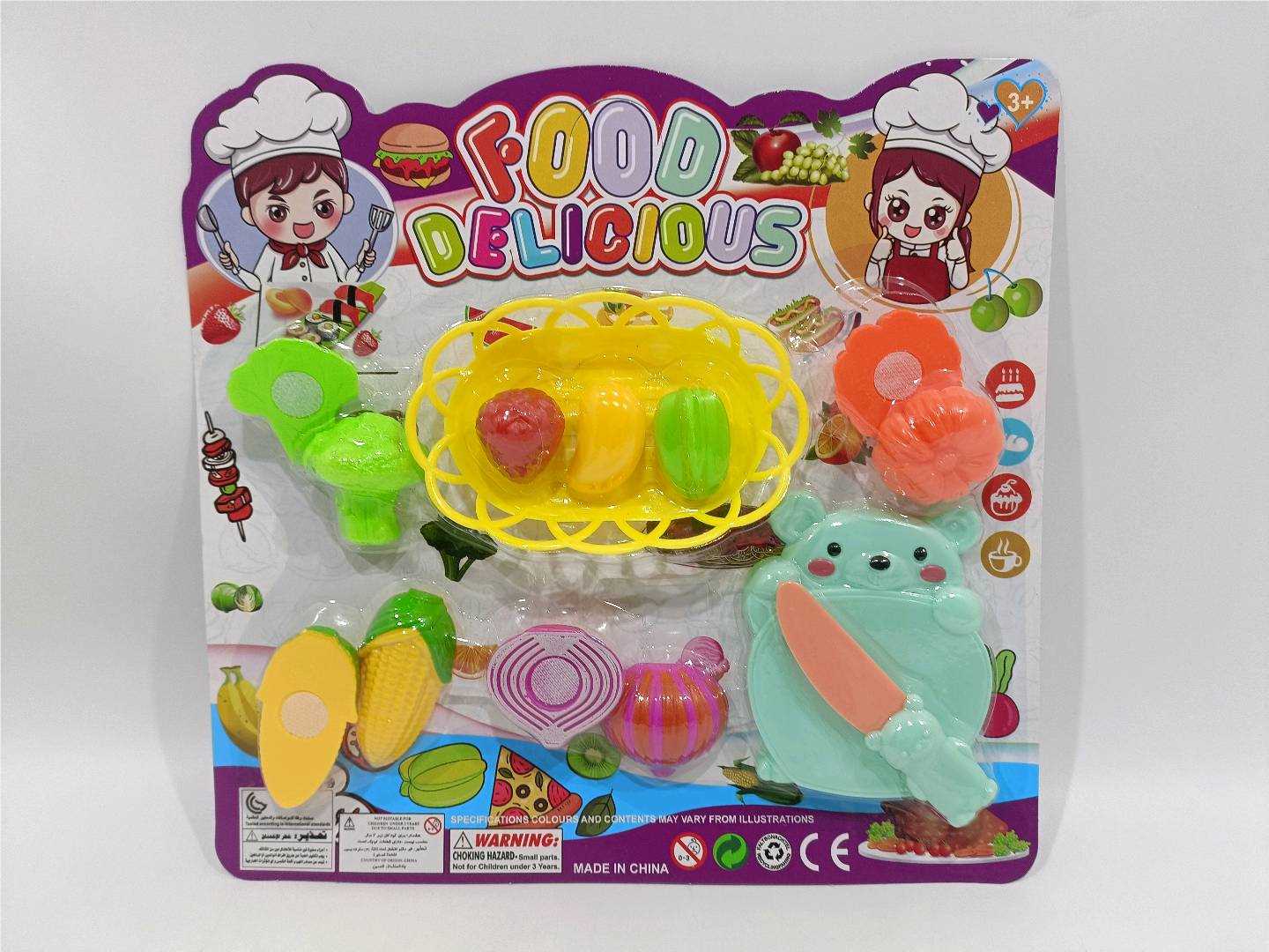 Игровой набор "Овощи на липучках" для сюжетно-ролевых игр
