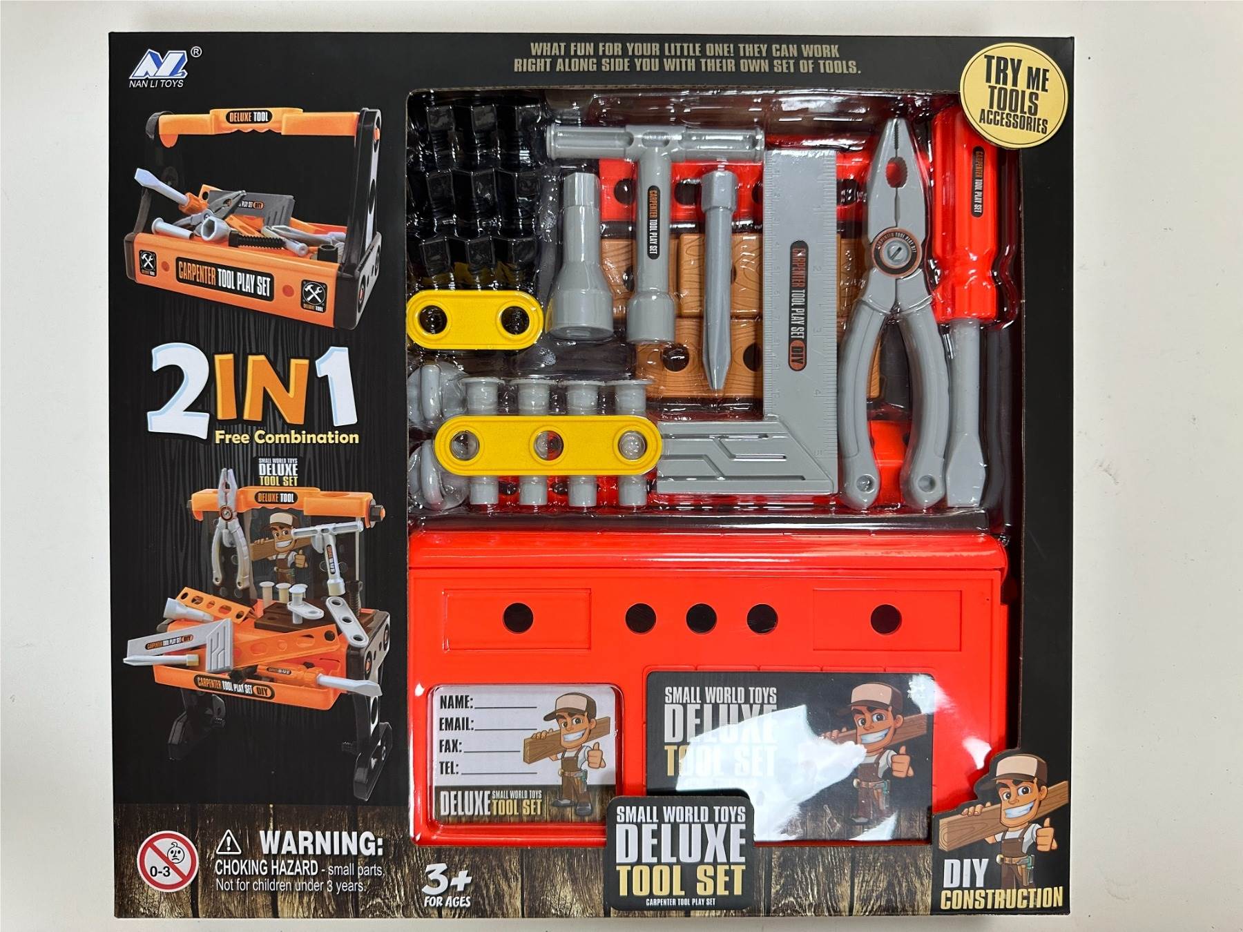 Игровой набор инструментов Tool table set