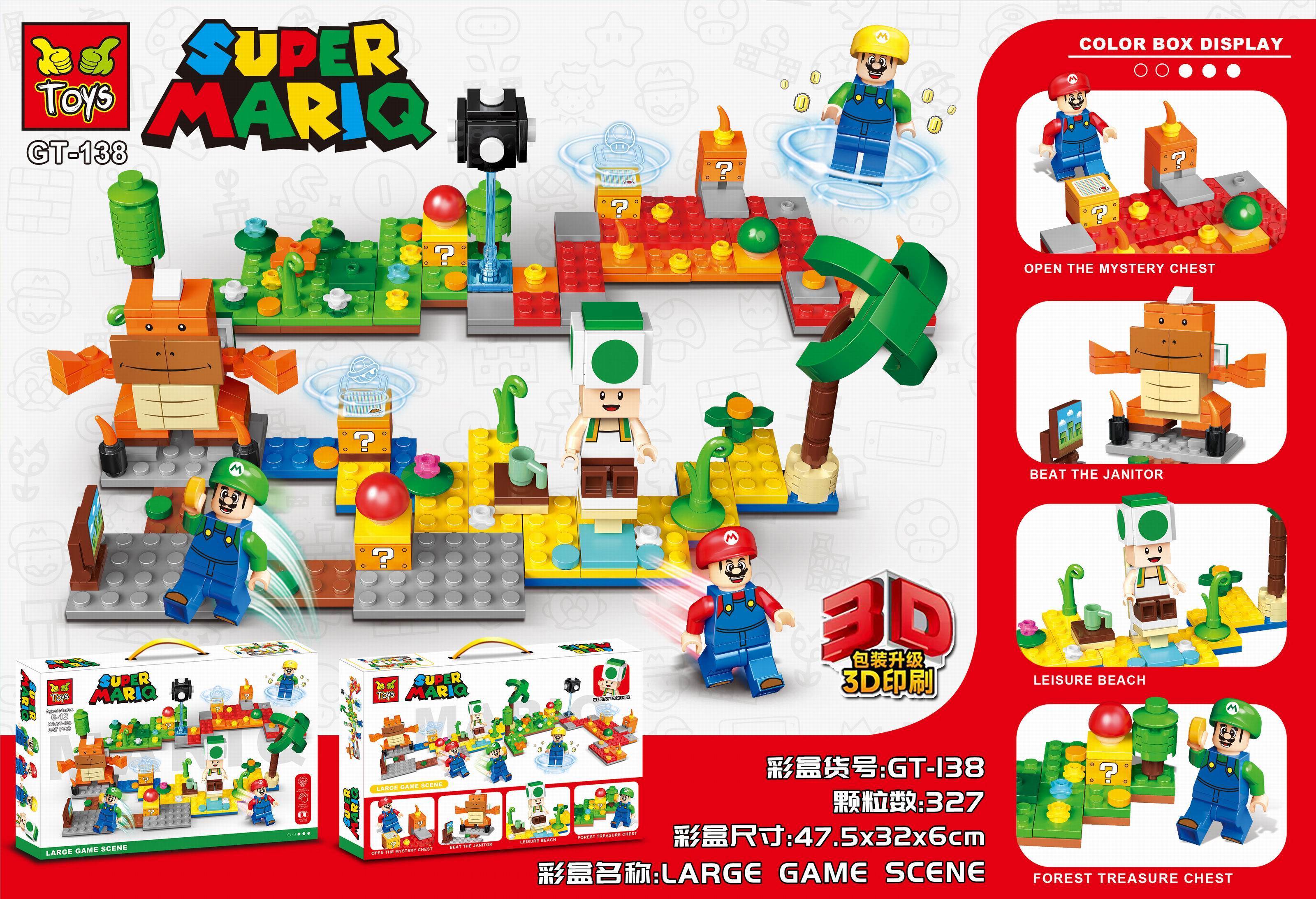 Конструктор Super Mario, 36 шт/кор