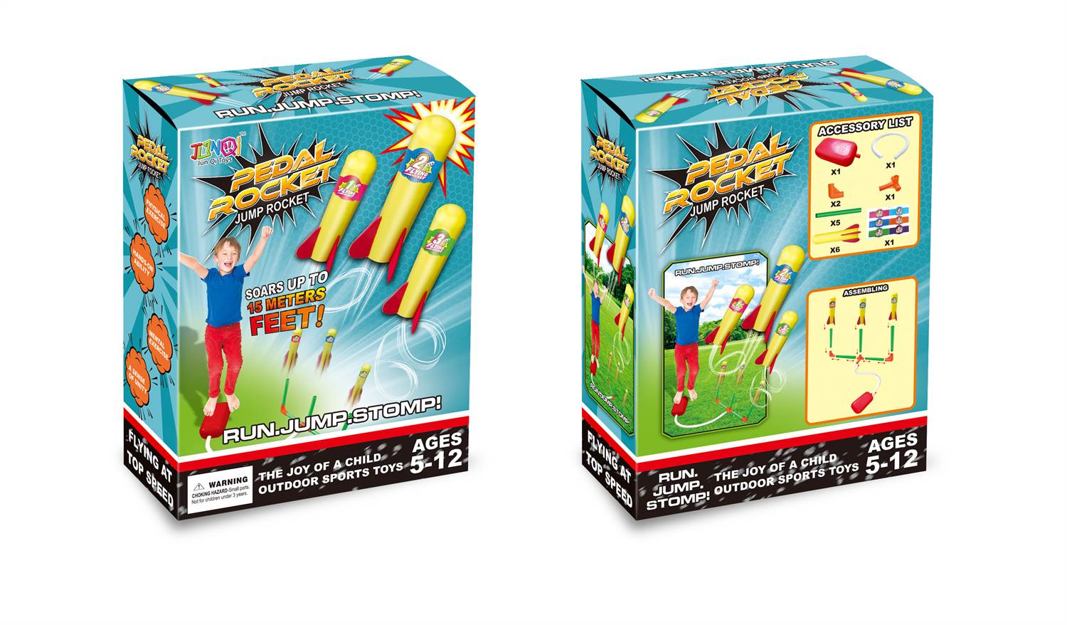 Игрушка-ракета Foot Rocket, запускаемая ногой