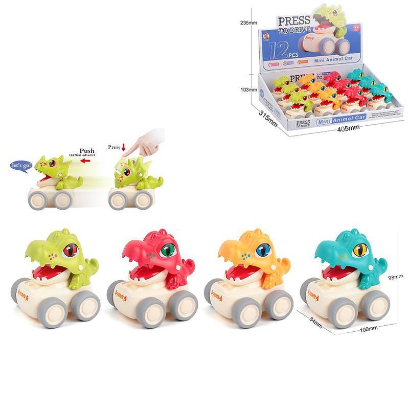 Игрушка-каталка "Тираннозавр Рекс", 12 шт/бокс