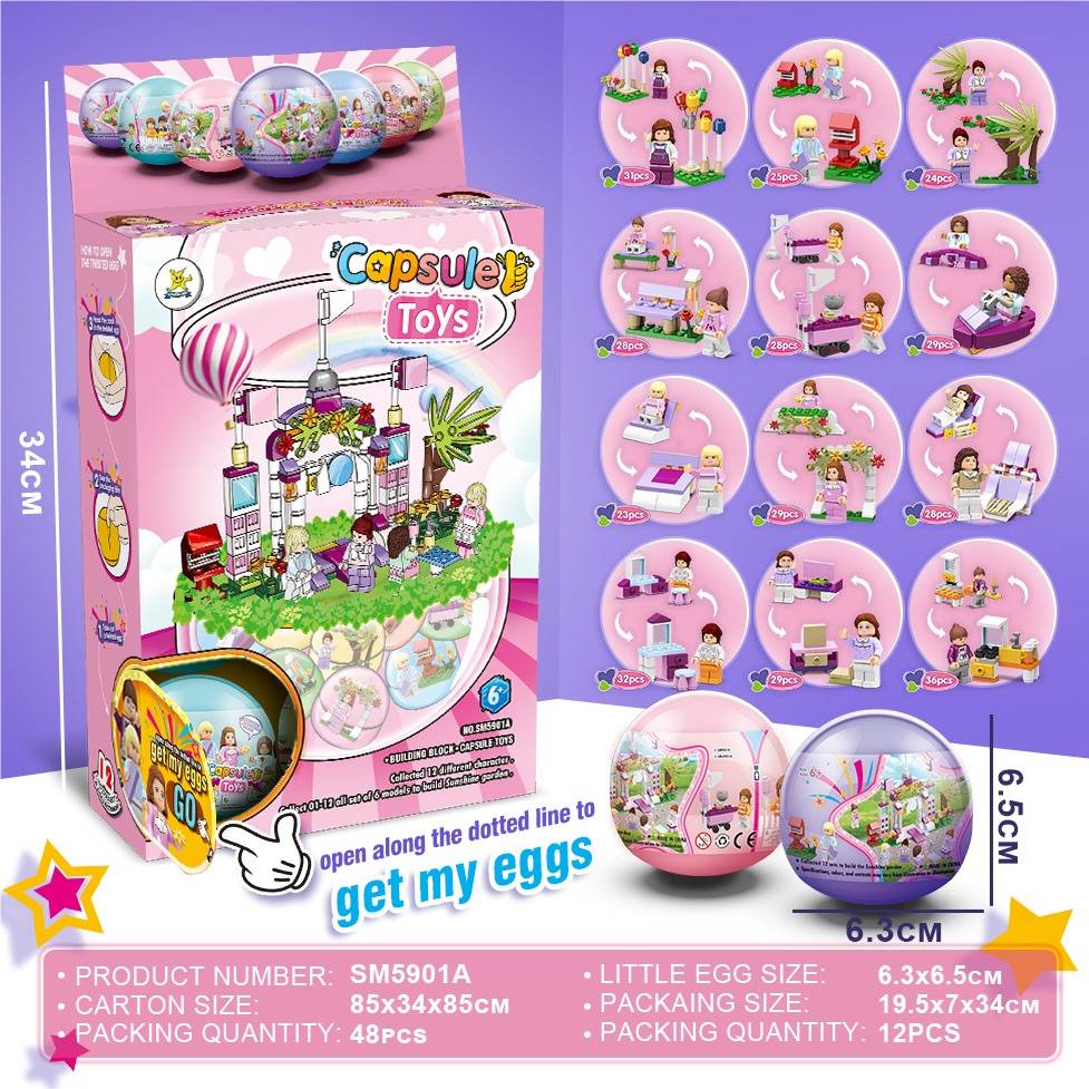 Конструктор Lego Girls Series 12-в-1, мелкие детали