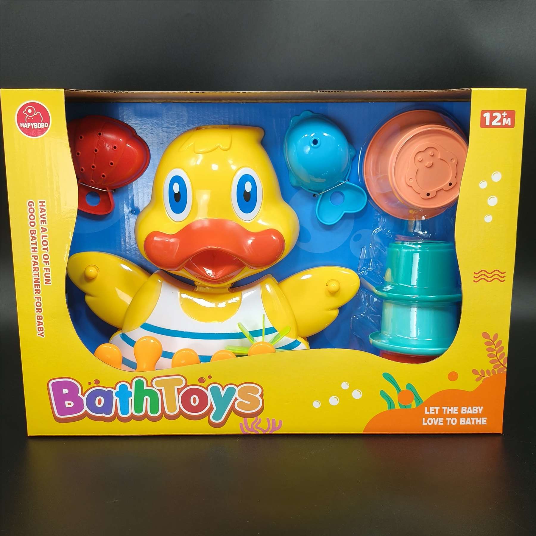 Игрушки для ванной "Большая Утка": Развивающий набор для купания