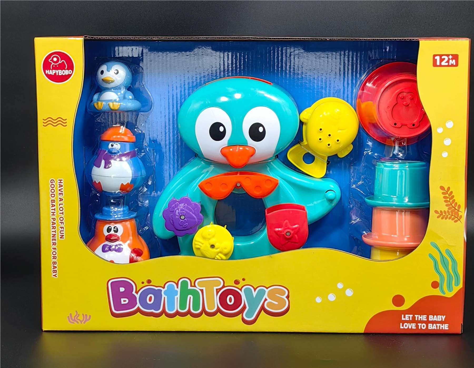 Игрушки для ванной "Пингвин": водные забавы для малышей