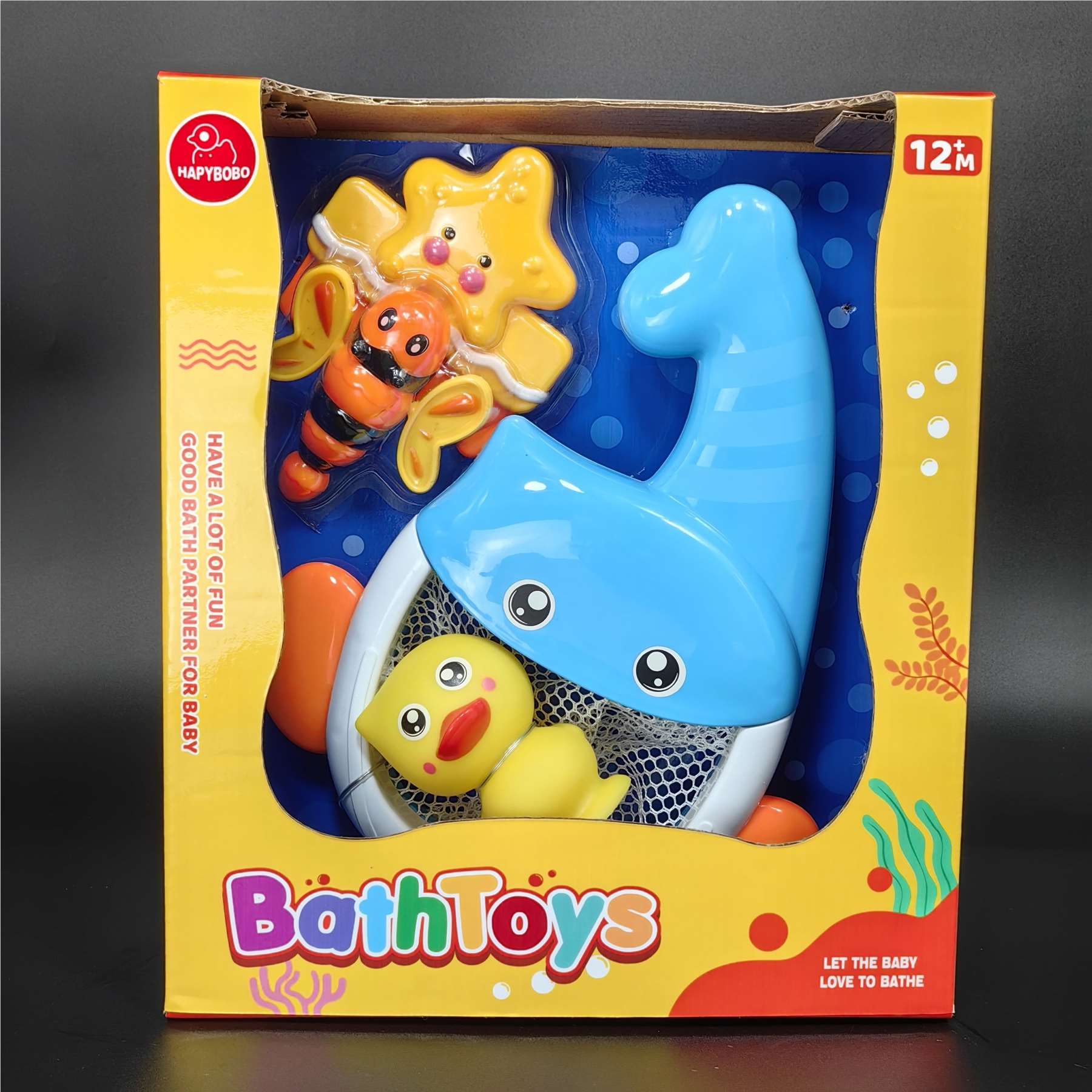 Игрушки для ванной "Кит": рыбалка, головоломка, водные игры