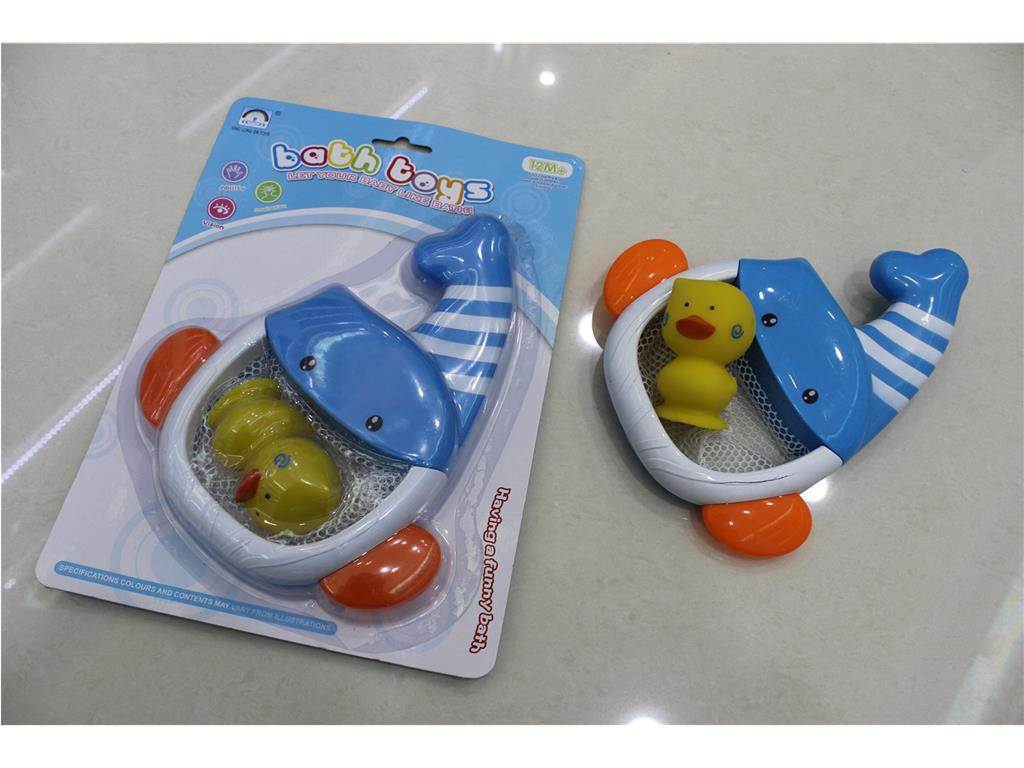 Игрушки для ванной "Кит": рыбалка, головоломки, водные игры