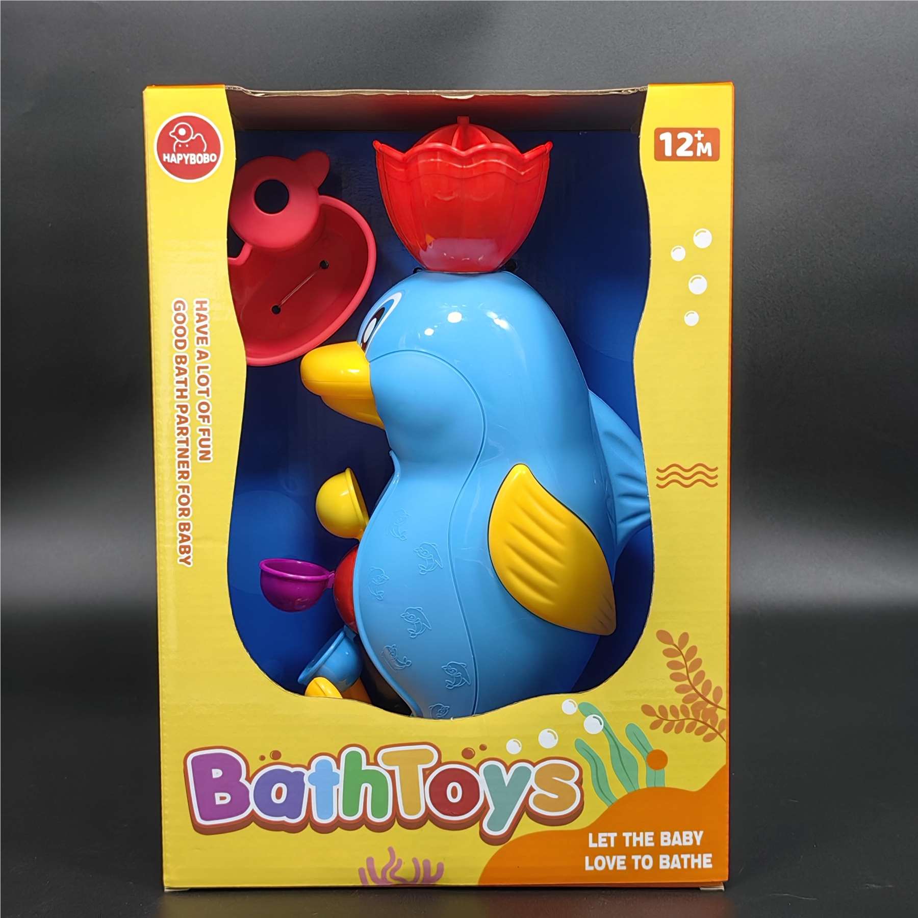 Игрушки для ванной "Дельфин": головоломка и водные забавы