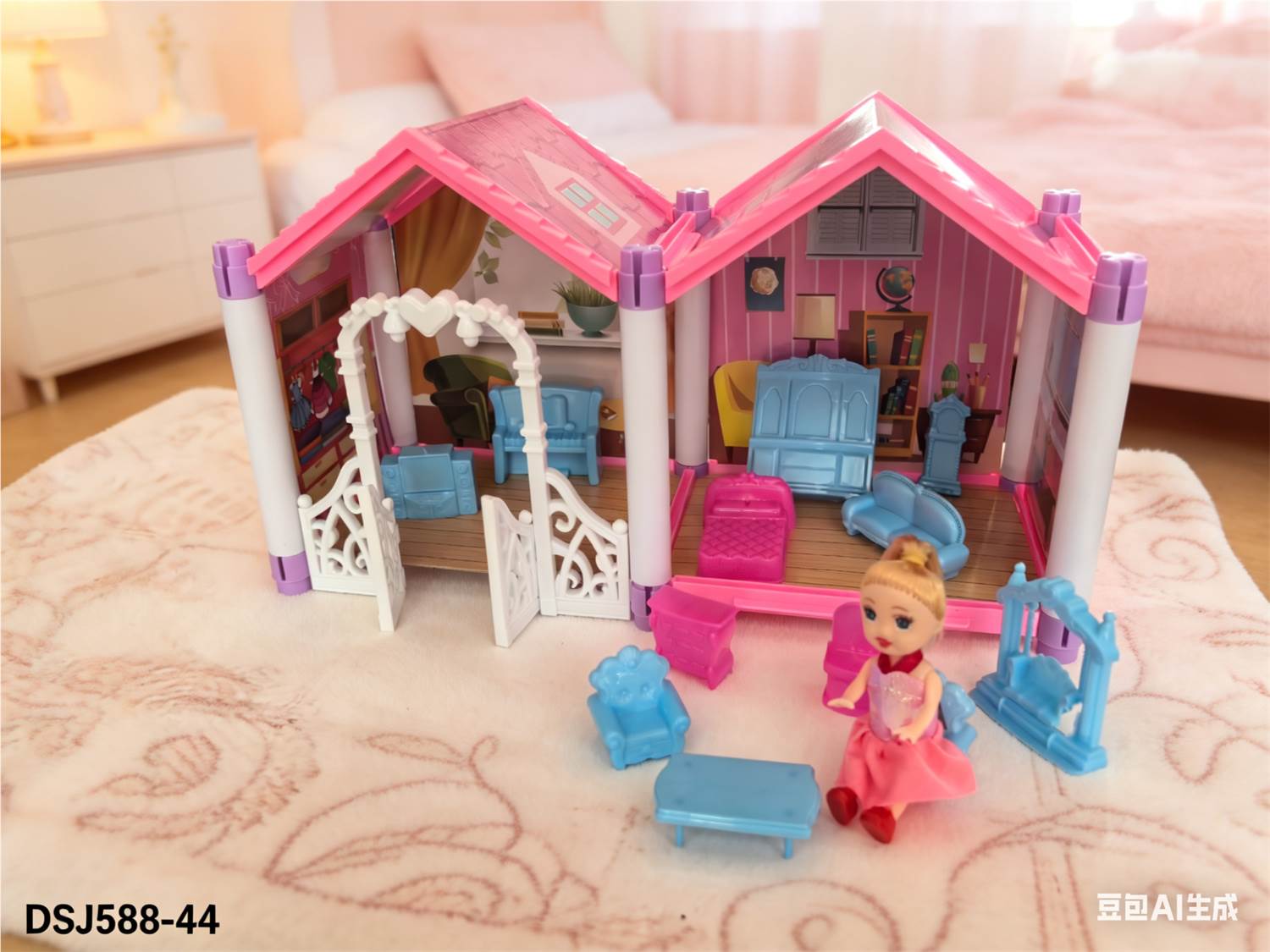 DIY Вилла Paradise: Игрушечный домик для творчества