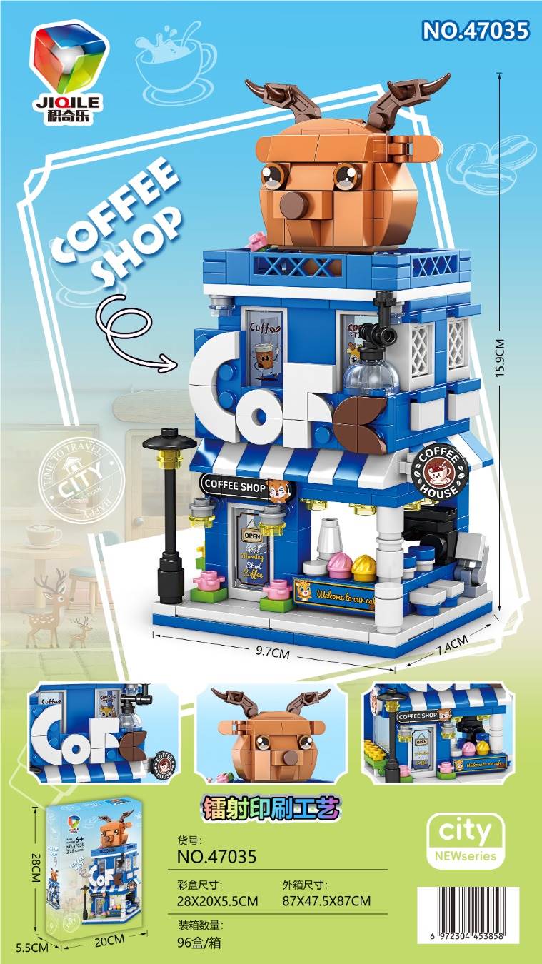 Конструктор Fawn Cafe (аналог Lego Friends)