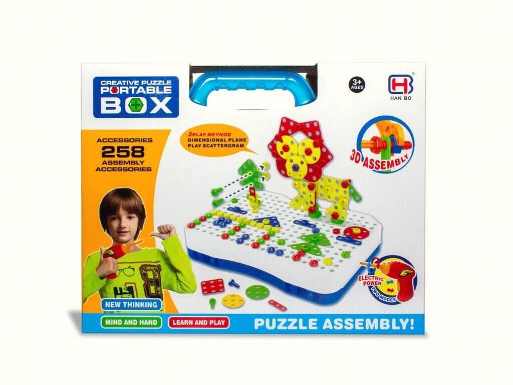 Развивающая игра-головоломка «Волшебный диск», 258 деталей