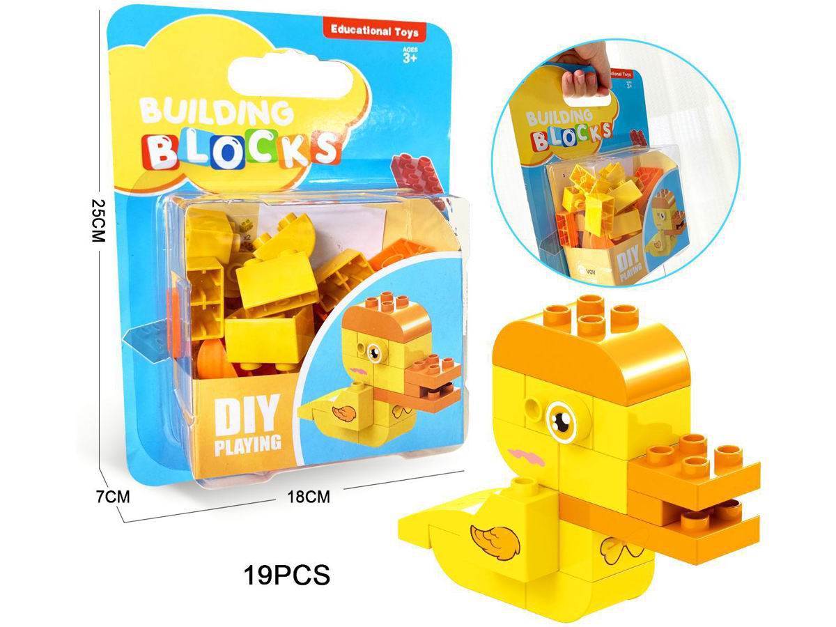 Конструктор уточка, совместимый с LEGO, 19 деталей