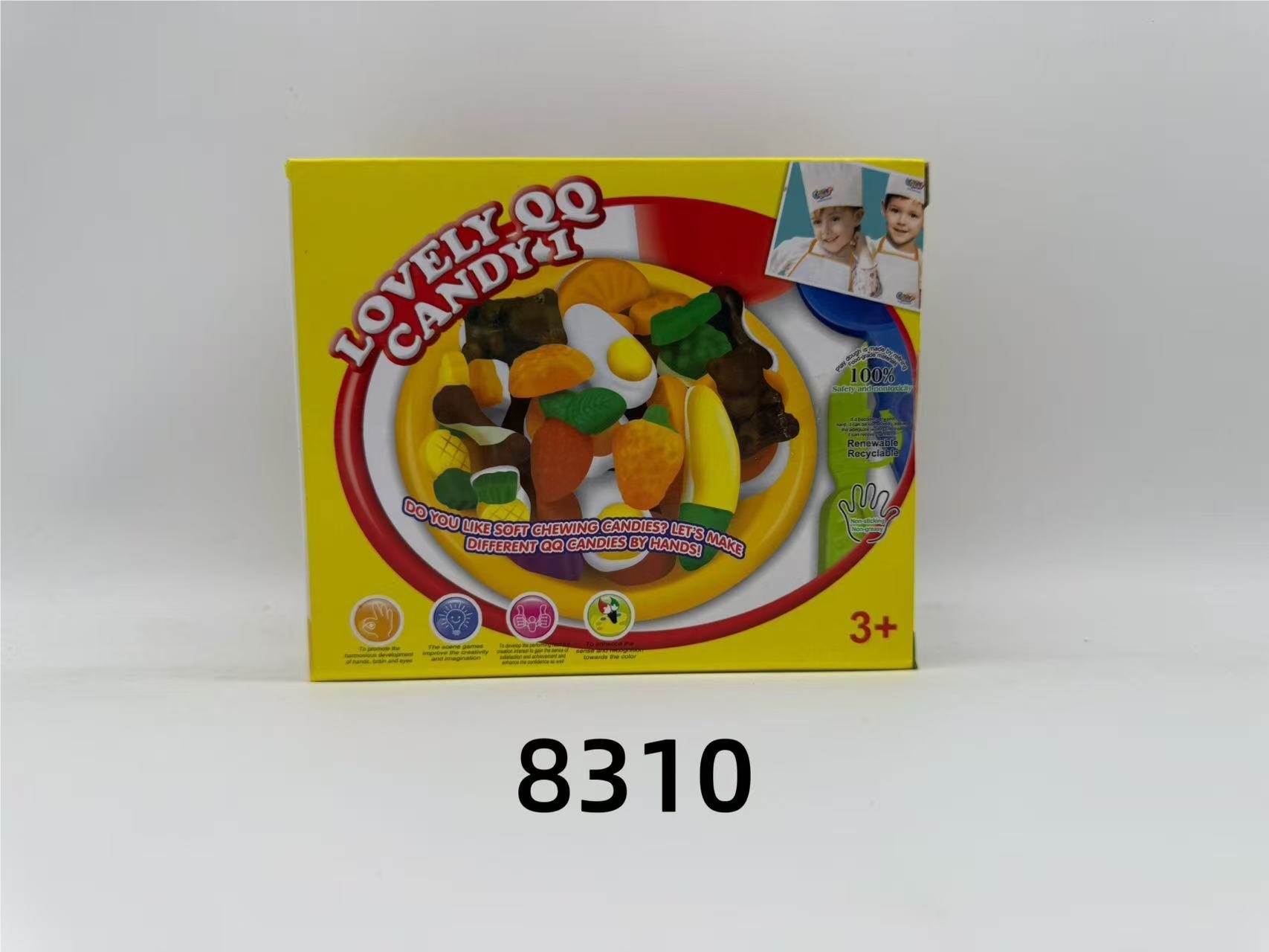 Цветная масса для лепки, 96 шт в коробке