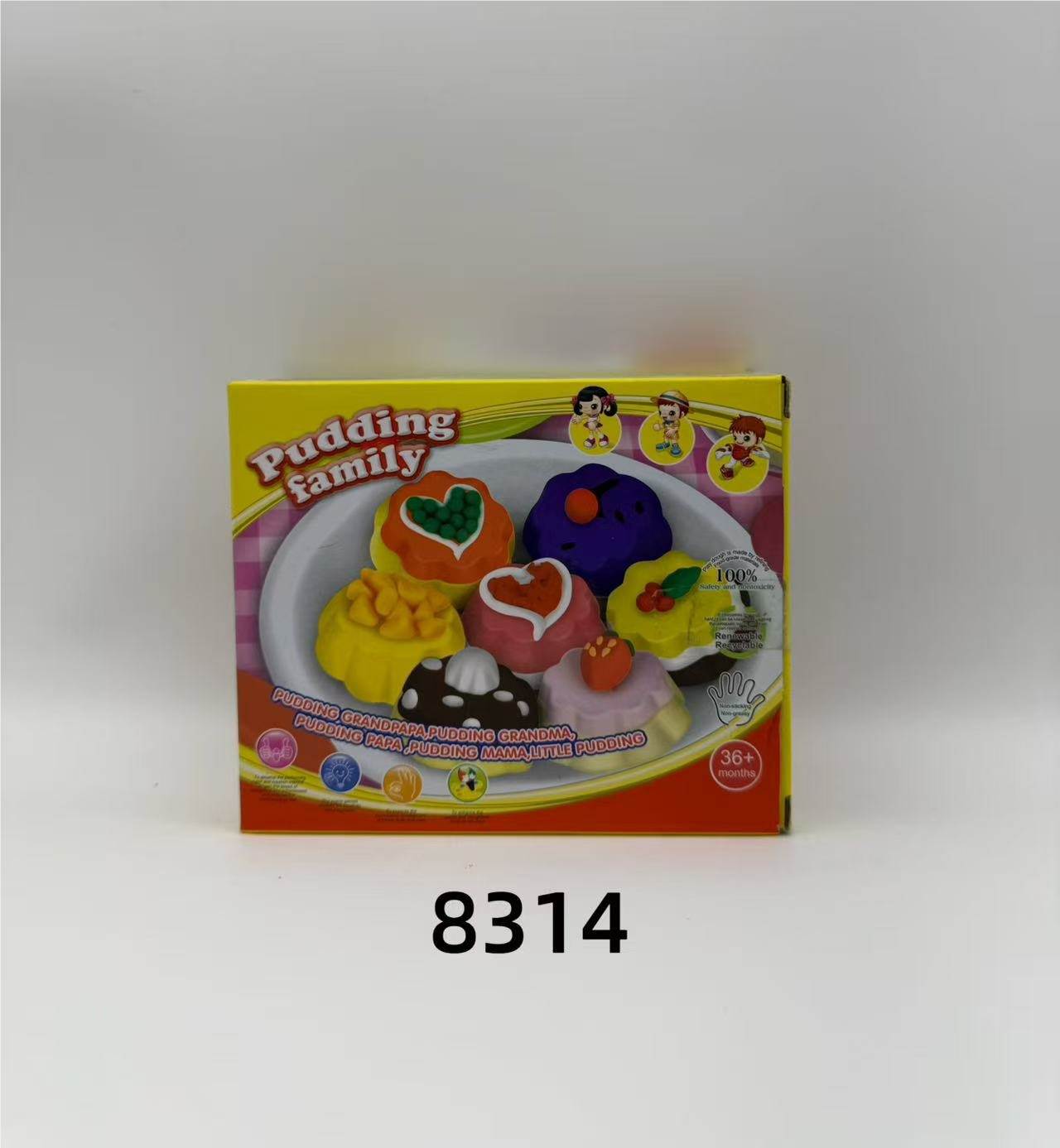 Цветная масса для лепки, 96 шт в коробке