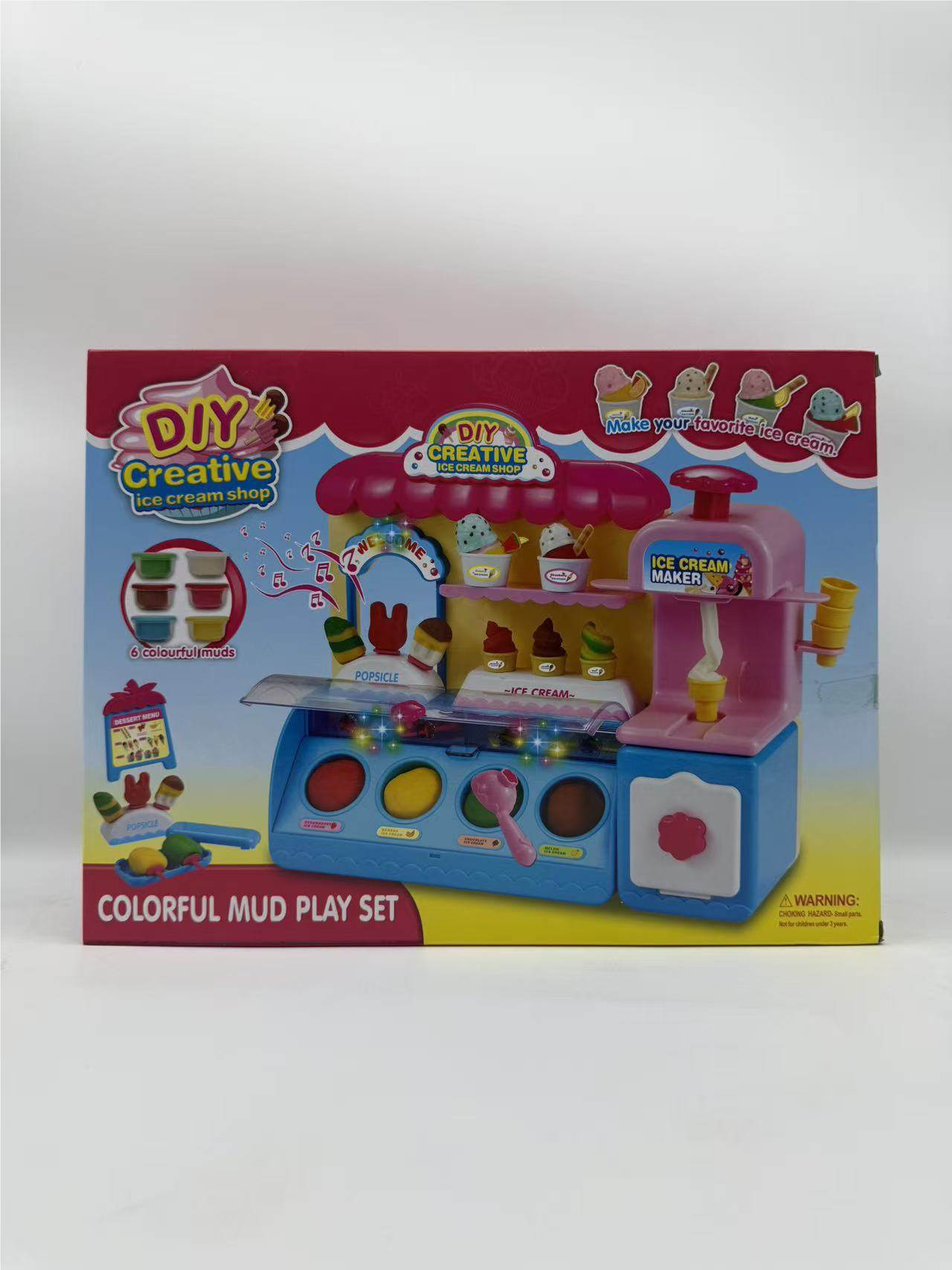 Игровой набор "Фабрика мороженого" с пластилином
