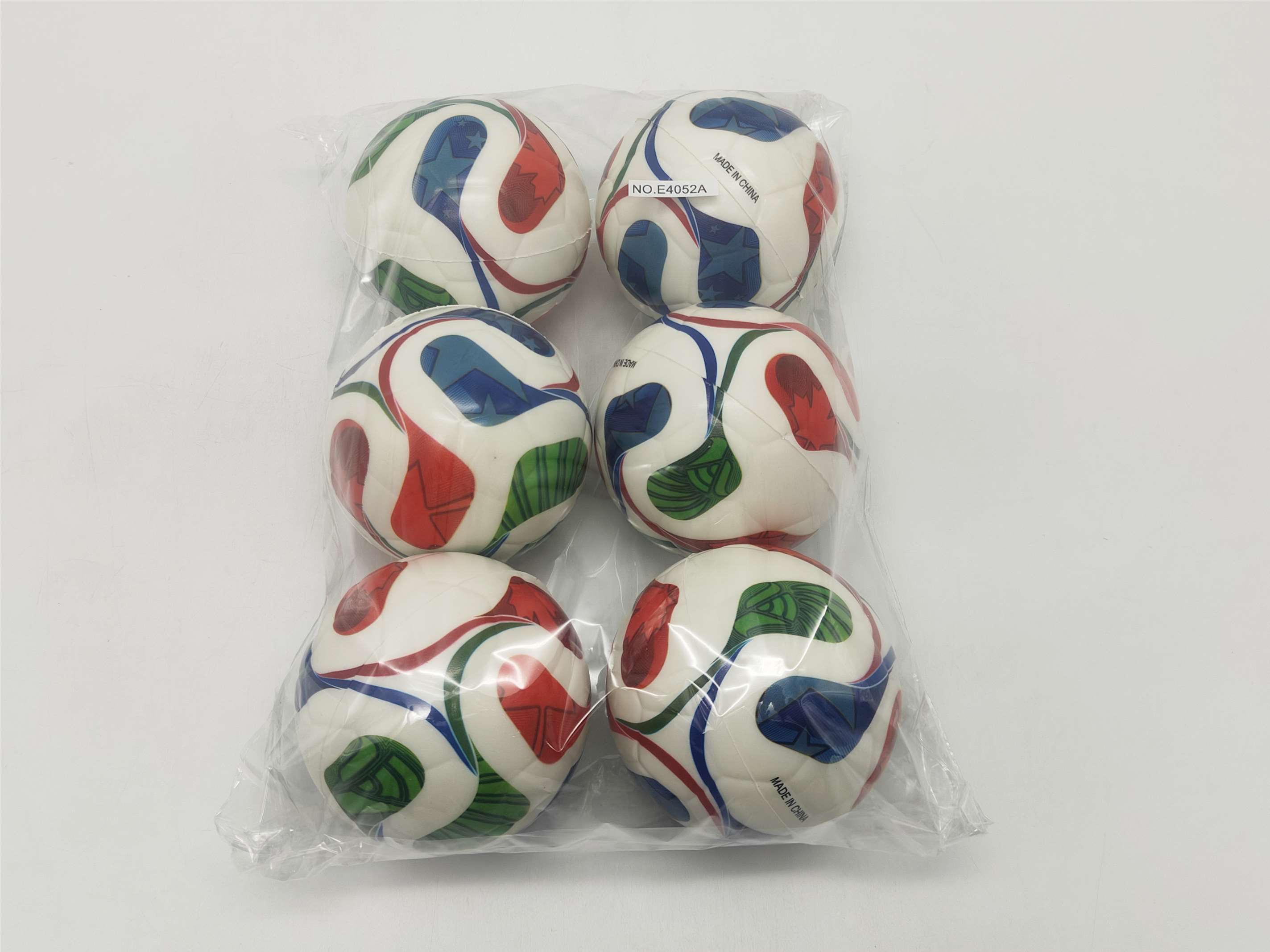 Мячи PU 10см ЧМ-2026, 6шт