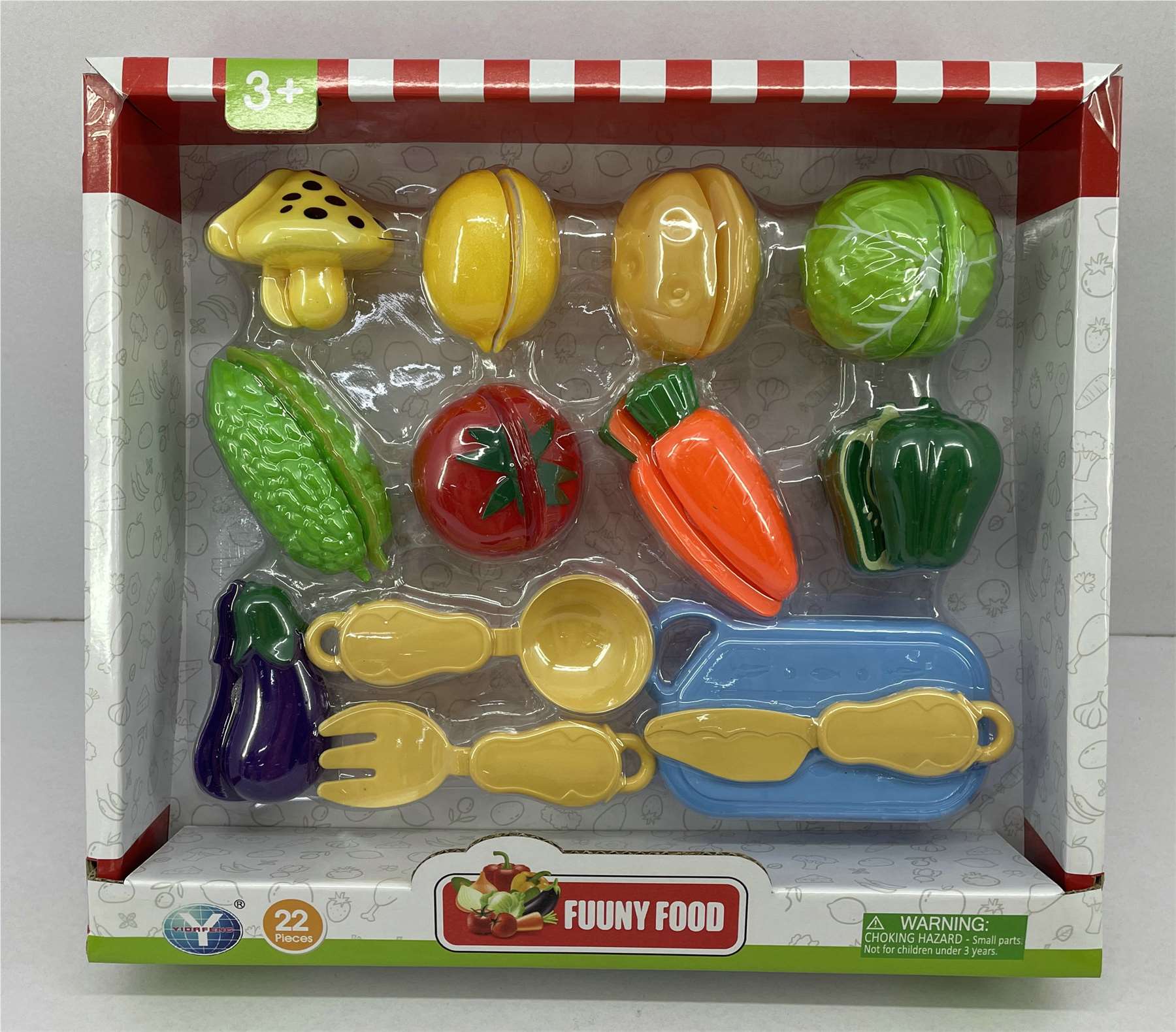 Игровой набор "Нарезка продуктов", 22 предмета