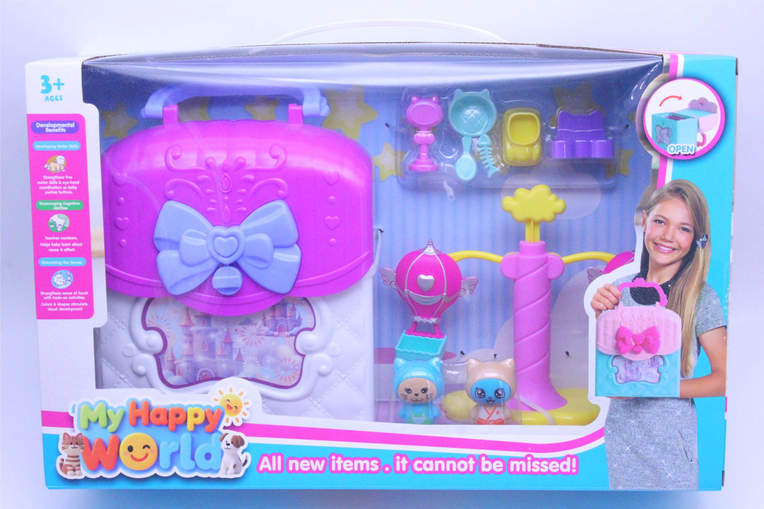 Игровой набор "Домик-чемоданчик" (2 цвета)