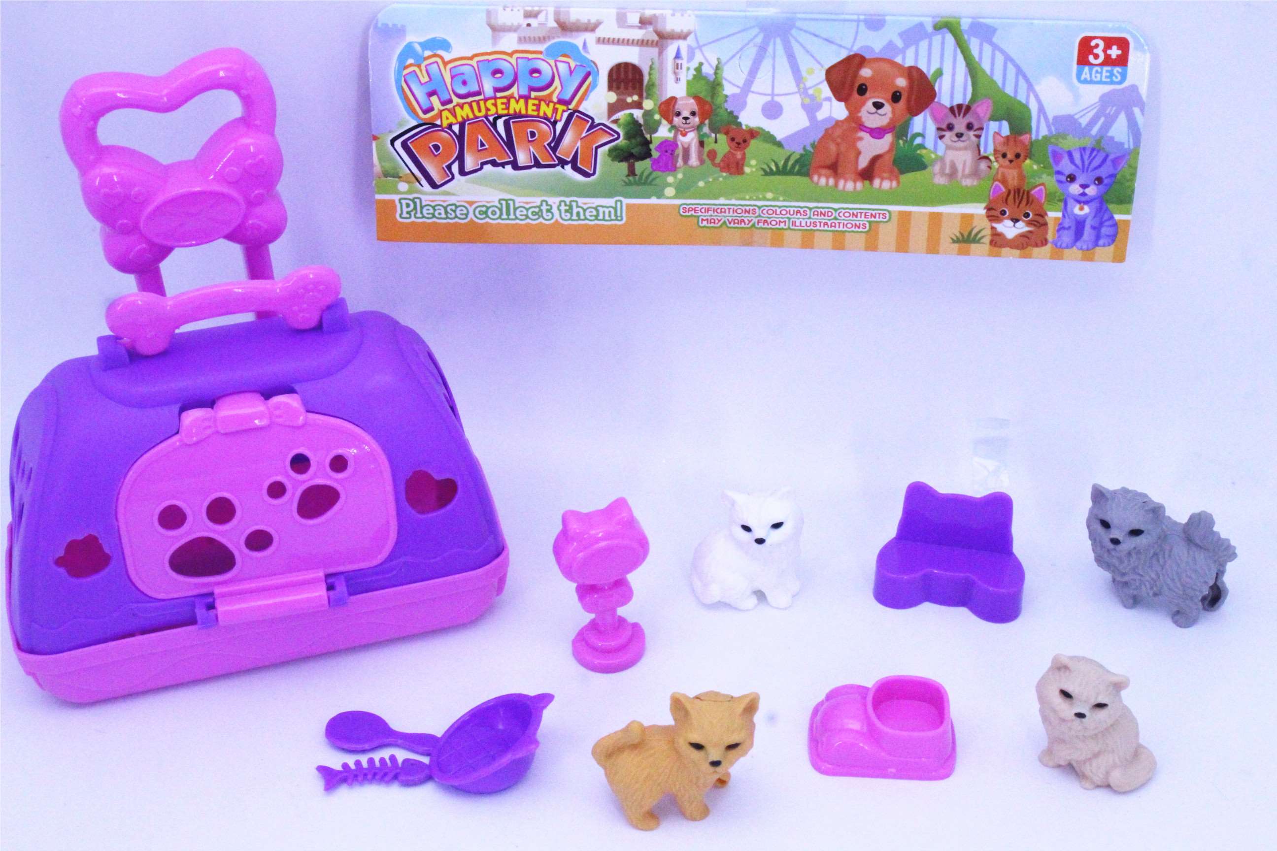 Игровой набор "Клетка для питомца" (4 цвета)