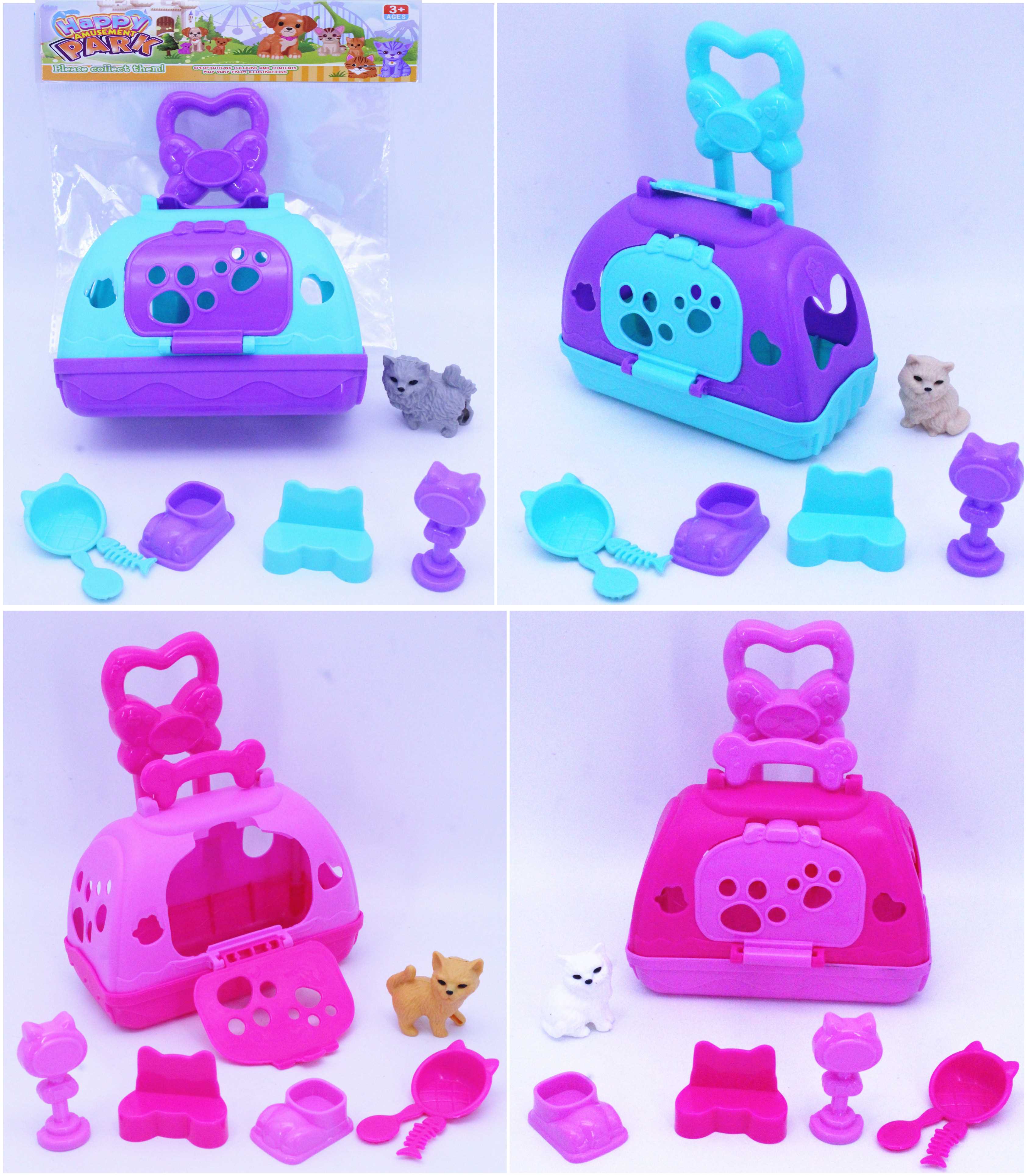 Игровой набор "Клетка для питомца" (4 цвета)