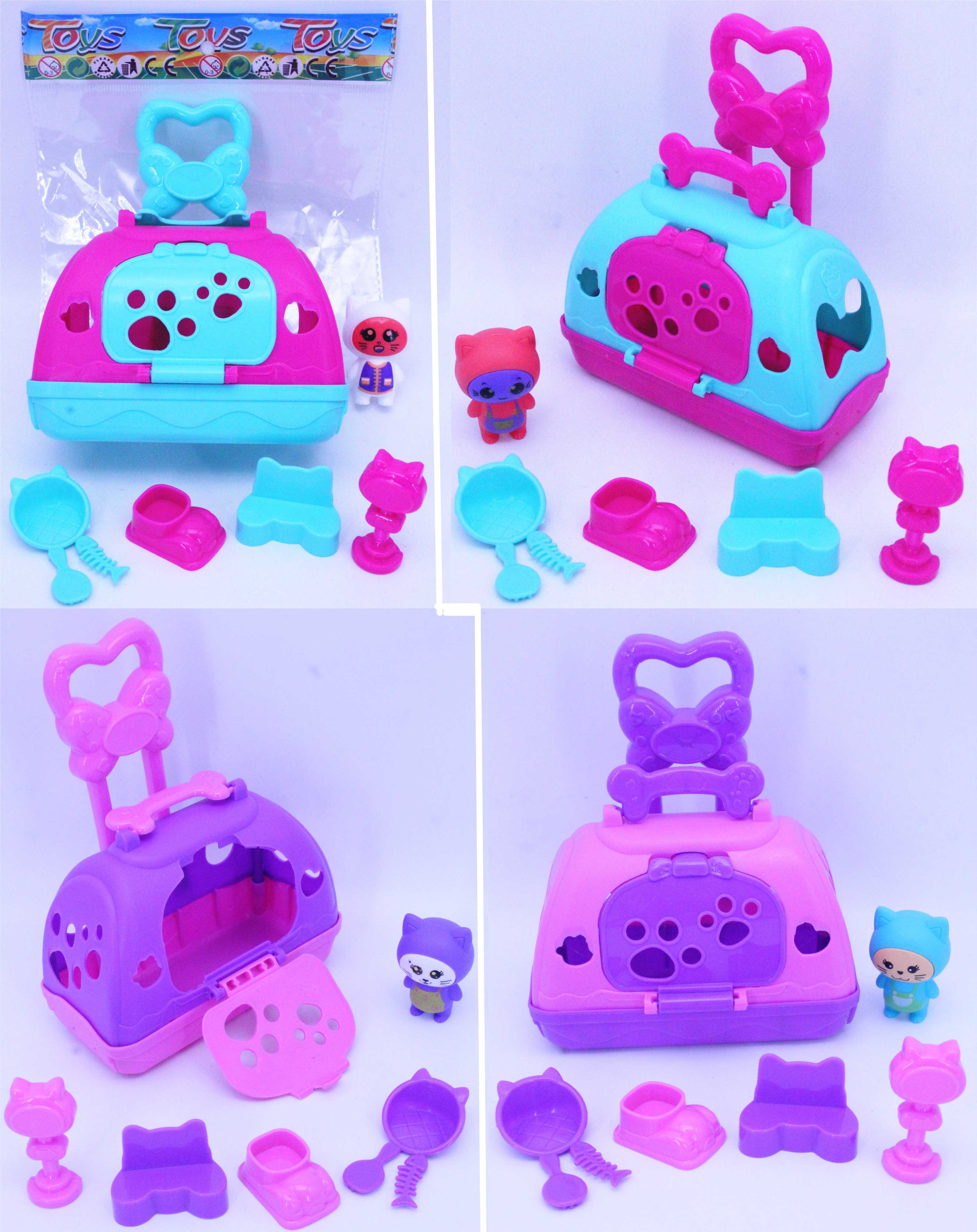 Игровой набор "Клетка для питомца" (4 цвета)