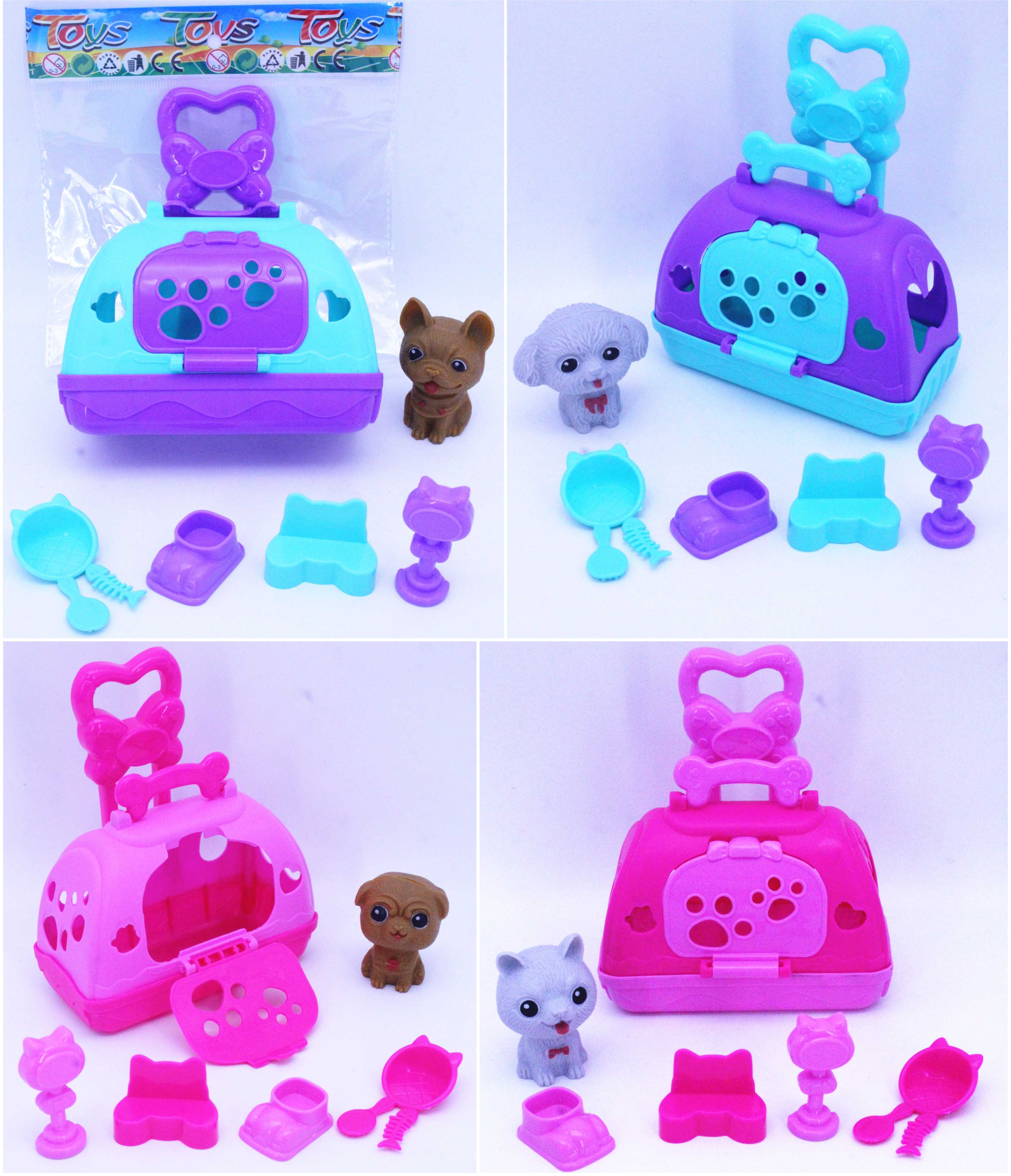 Игровой набор "Клетка для питомца" (4 цвета)