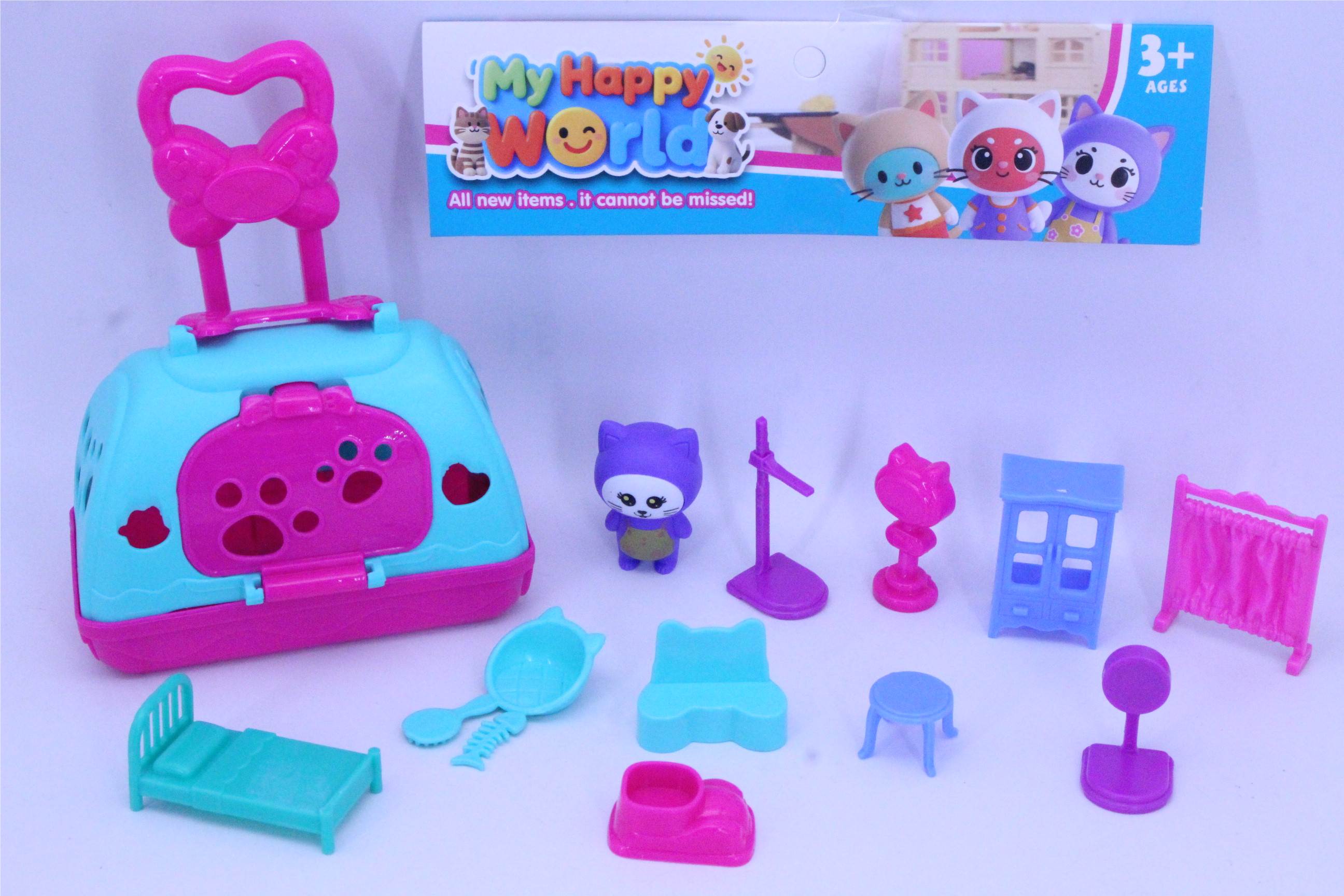 Игровой набор "Клетка для питомца" (4 цвета)