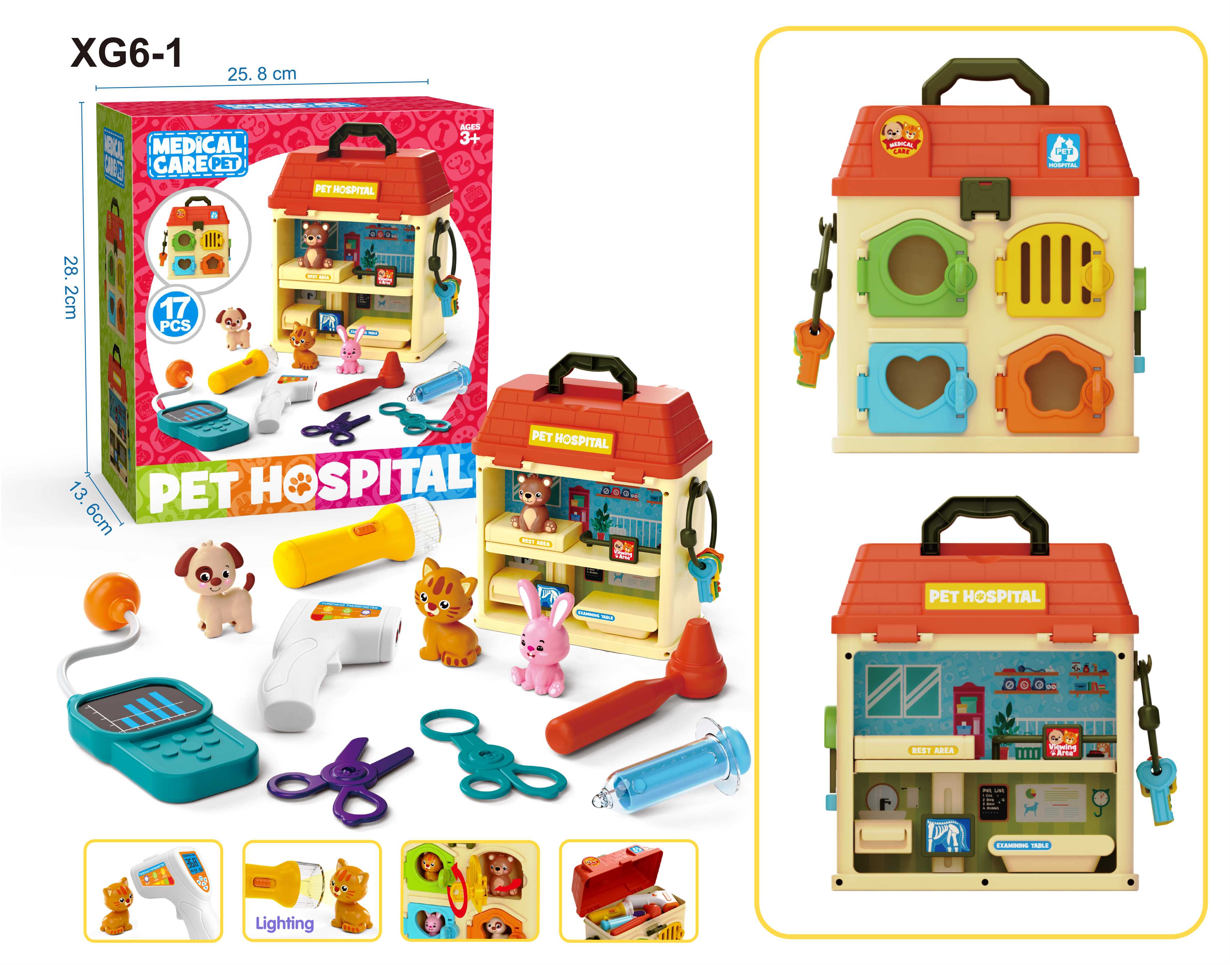 Игровой набор "Ветеринарная клиника" для сюжетно-ролевых игр