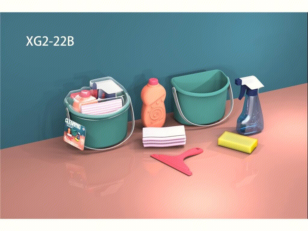 Игровой набор для уборки, 6 предметов