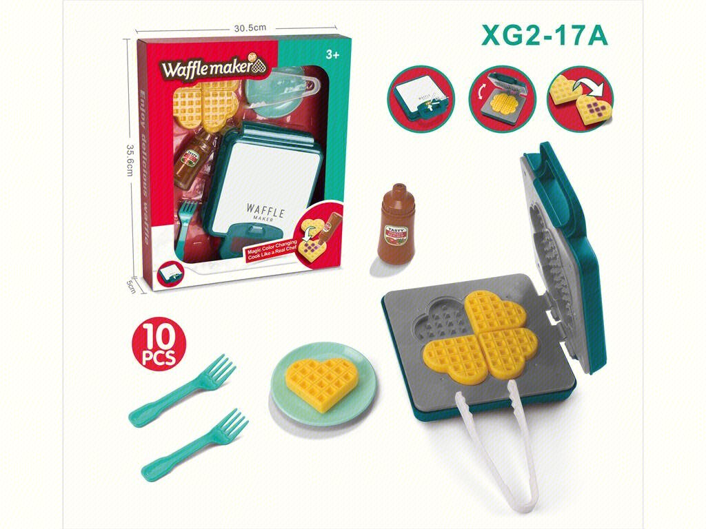 Игровой набор "Вафельница" DIY, 10 предметов
