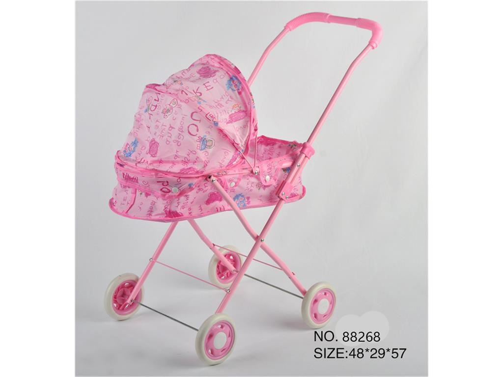 Коляска для куклы металлическая