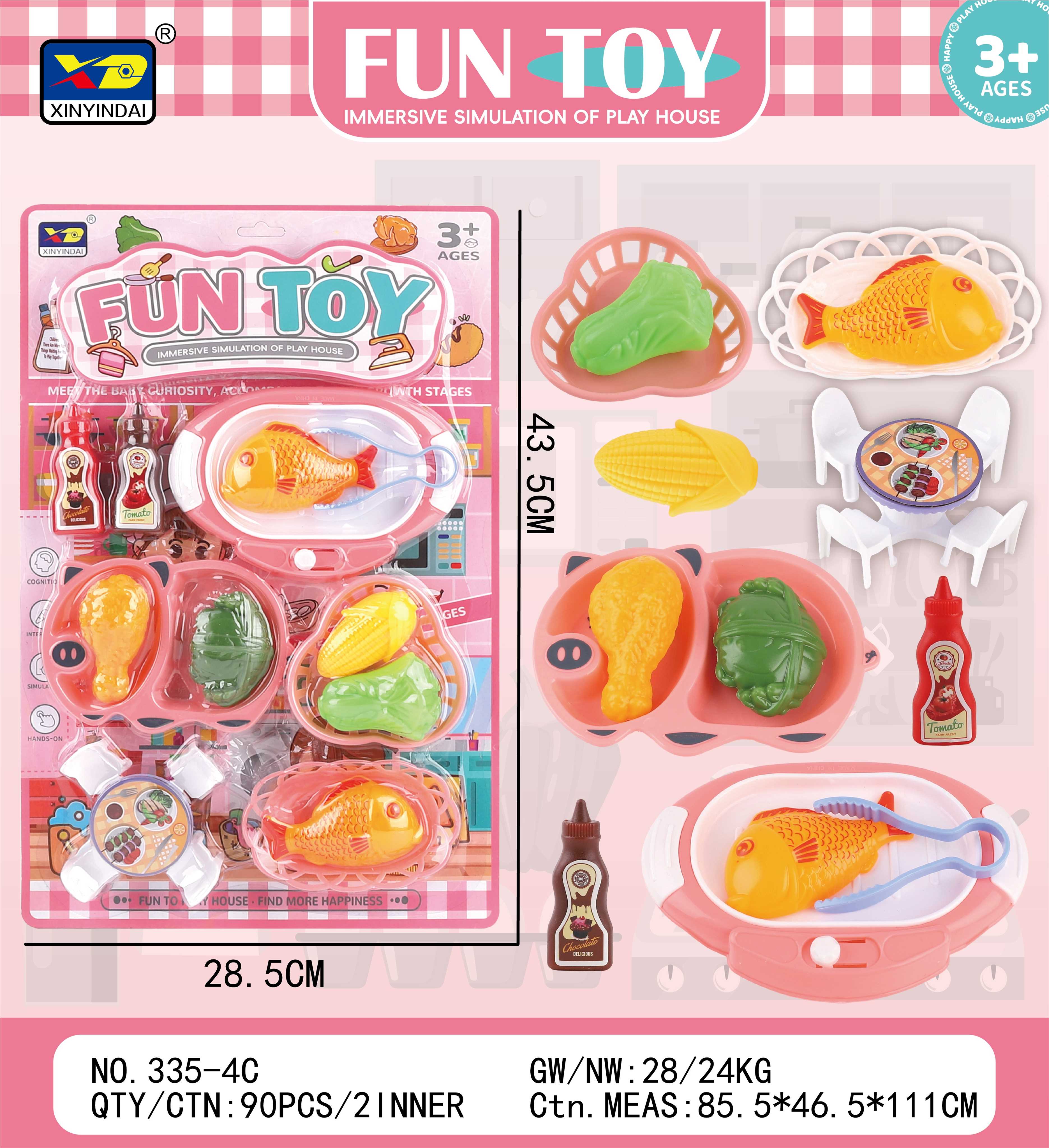 Игровой набор "Семья": Кухня, посуда, продукты