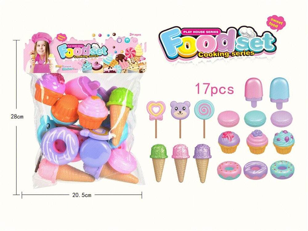 Игрушечные сладости: торты, пирожные, мороженое для сюжетных игр