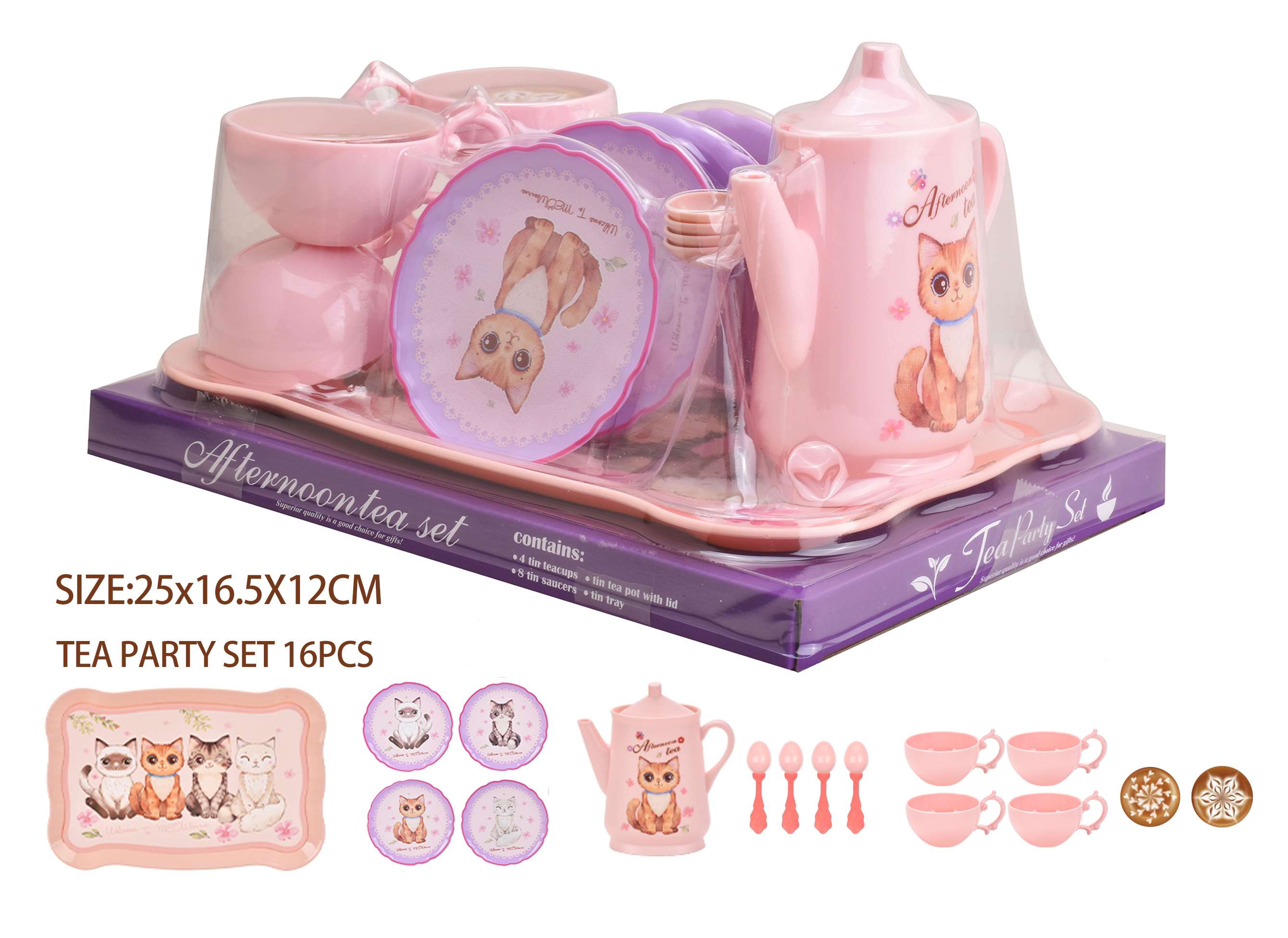 Игровой набор "Чайный сервиз с десертами"