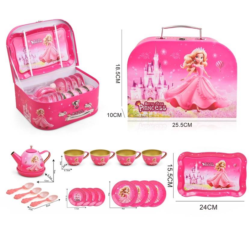 Чайный сервиз Barbie Princess в жестяной коробке