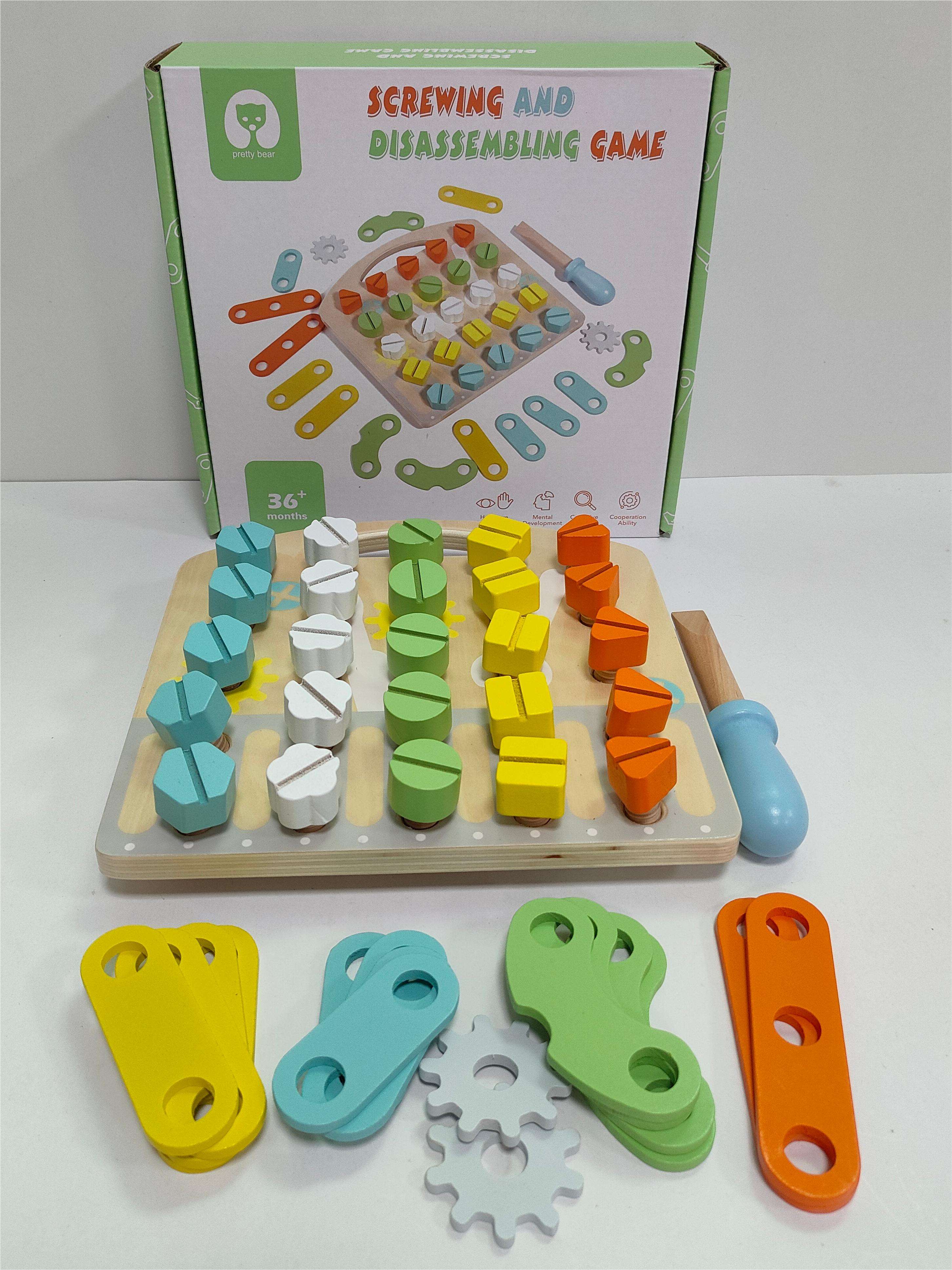 Развивающая доска с винтами Fun Screw Plate