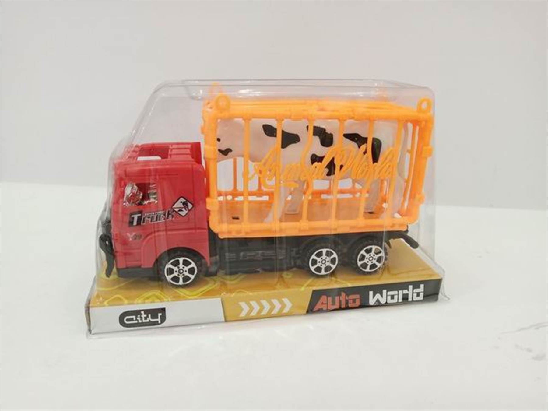 Игрушка-каталка "Корова" в загончике