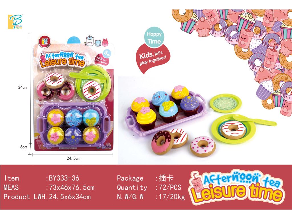 Игровой набор "Семейный обед", посуда и продукты