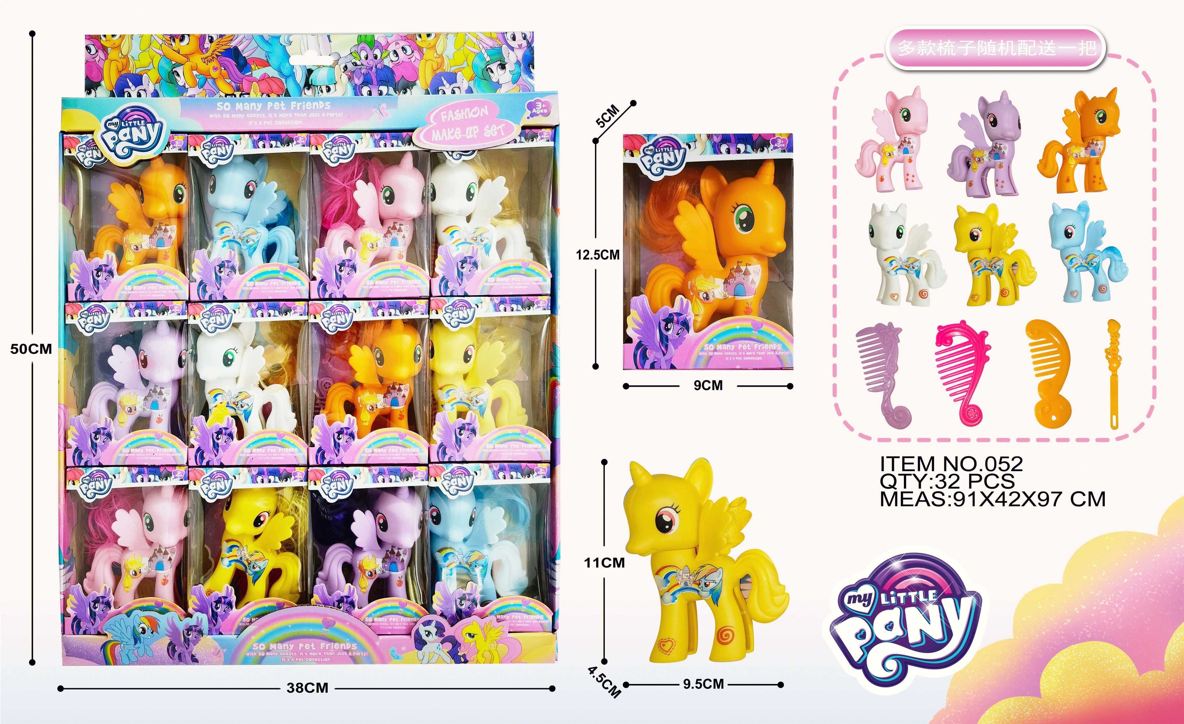 Игровой набор Пони Polly, 6 видов в дисплей-боксе (12 шт)